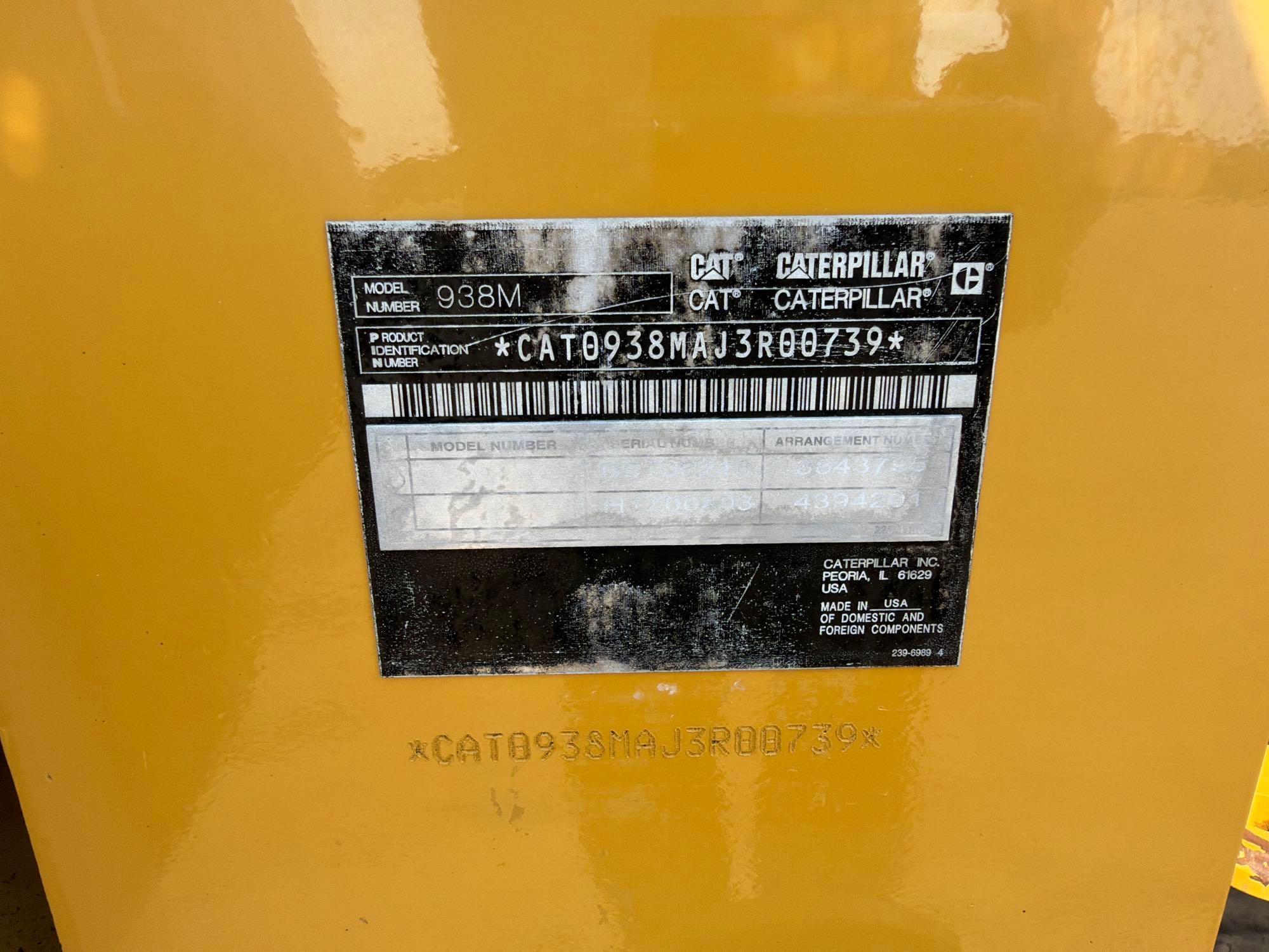 2015 Caterpillar 938M