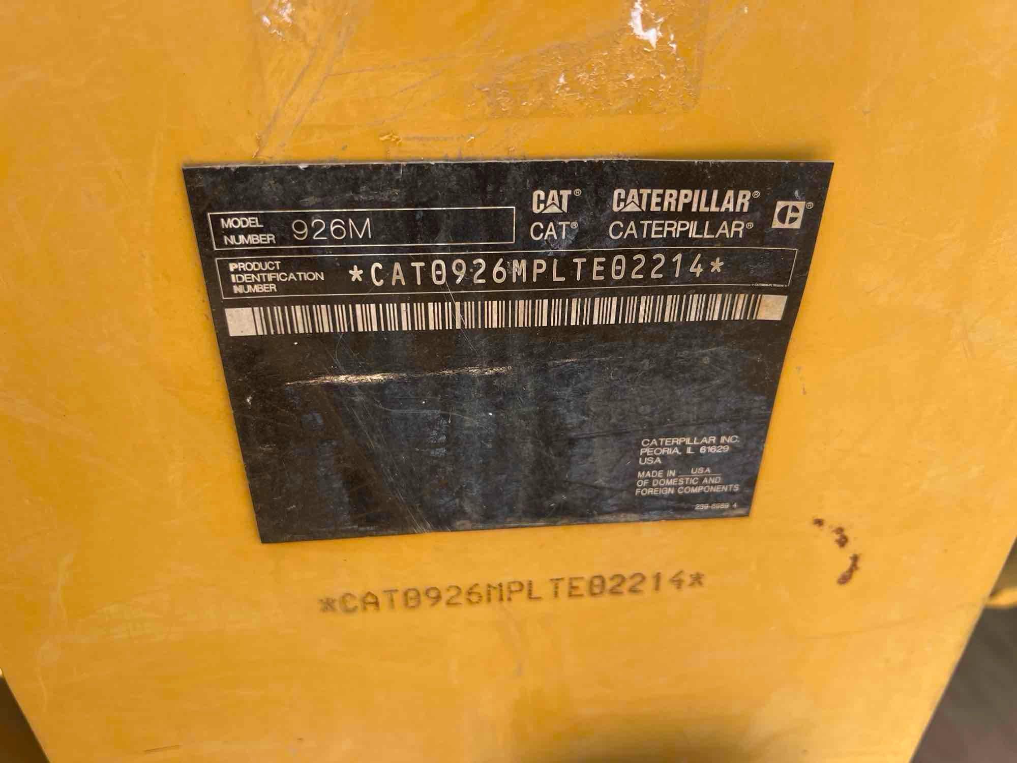 2016 Caterpillar 926M