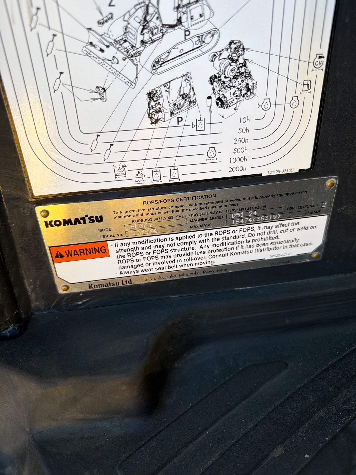 2023 Komatsu D51PX