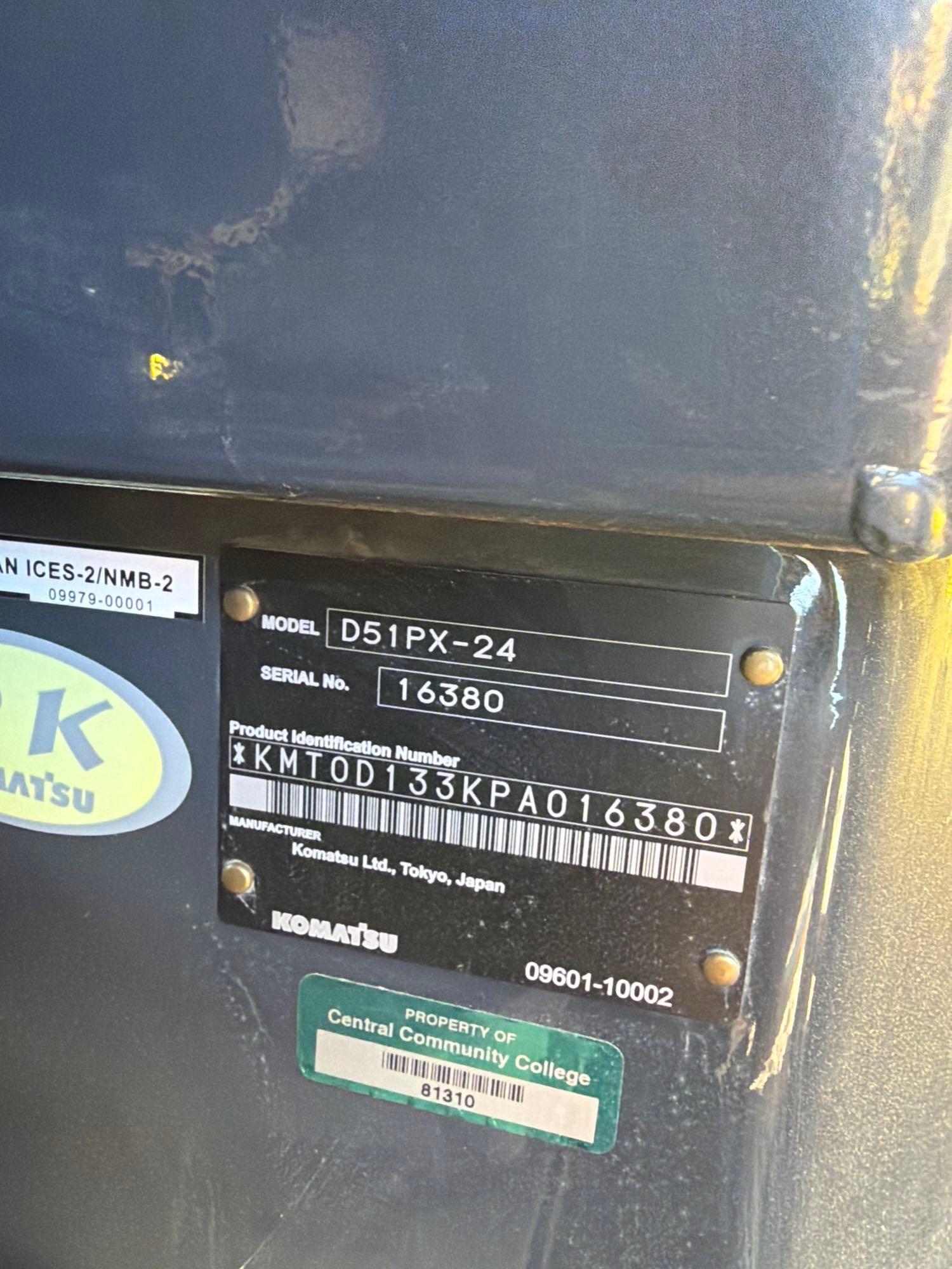 2023 Komatsu D51PX