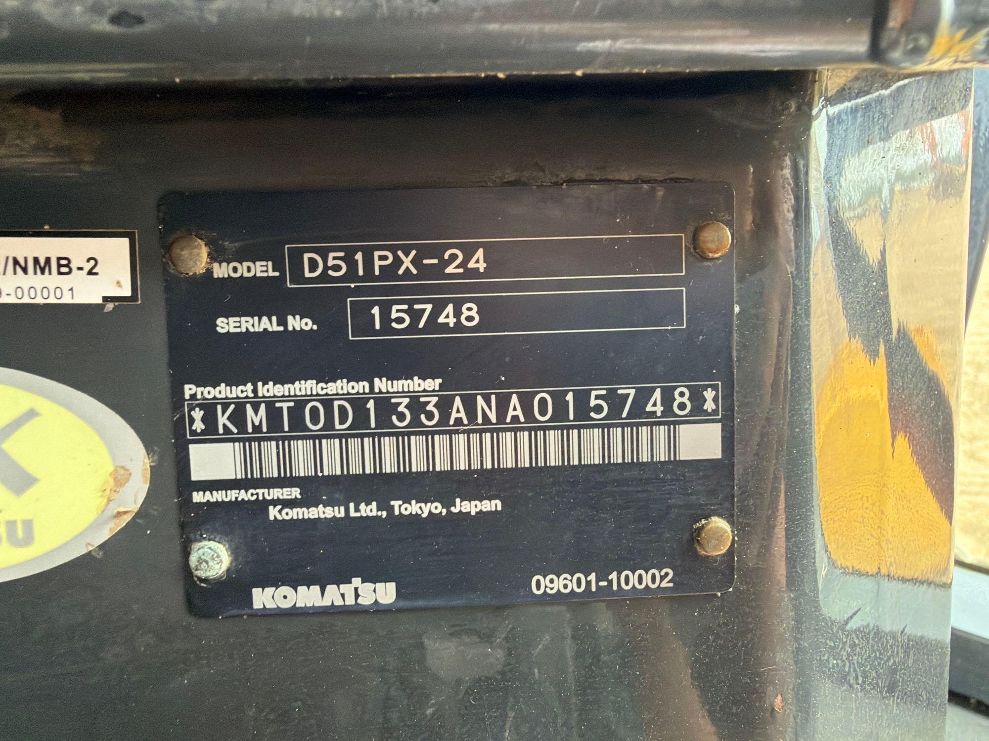 2022 Komatsu D51PX