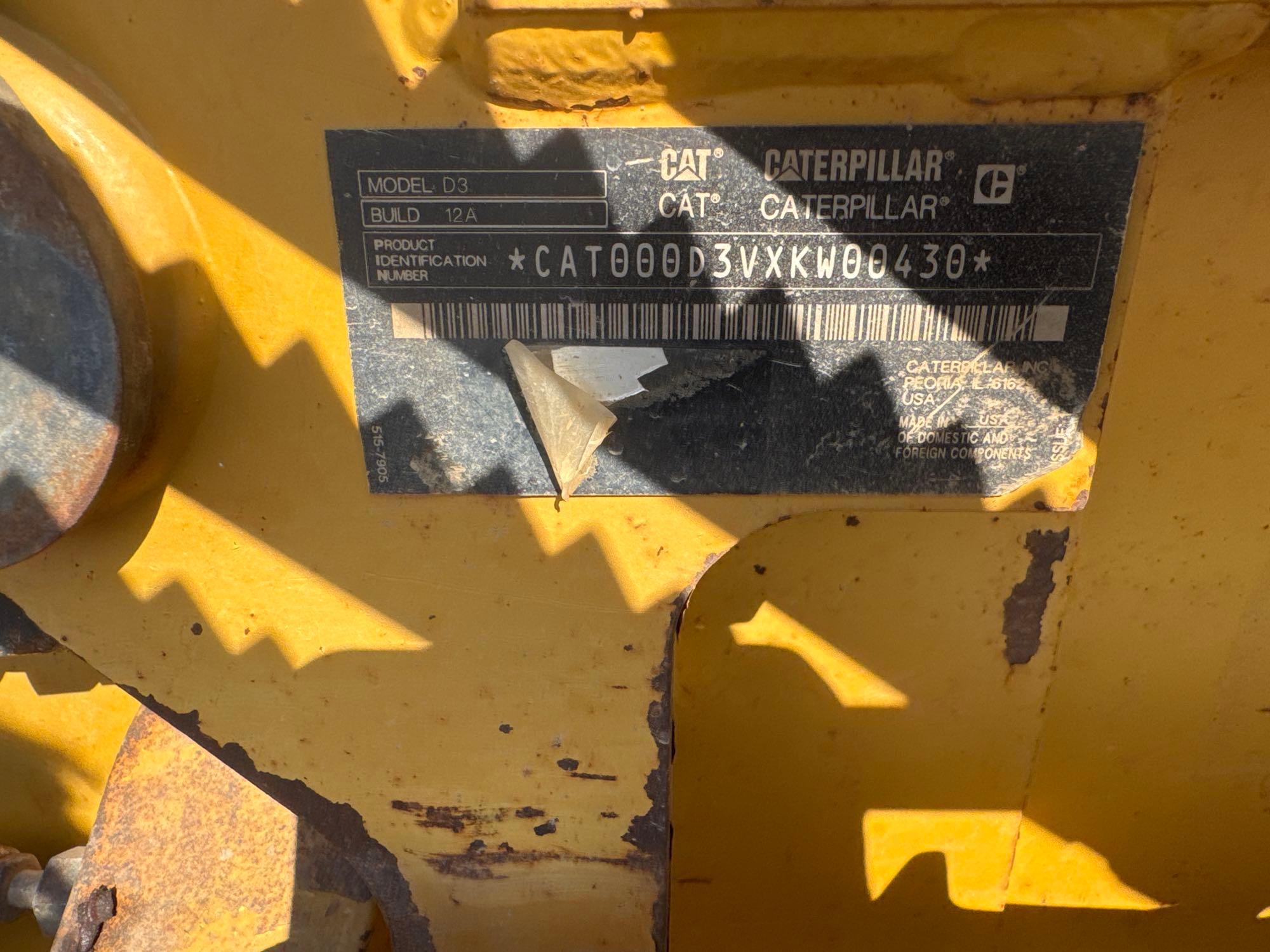 2021 Caterpillar D3
