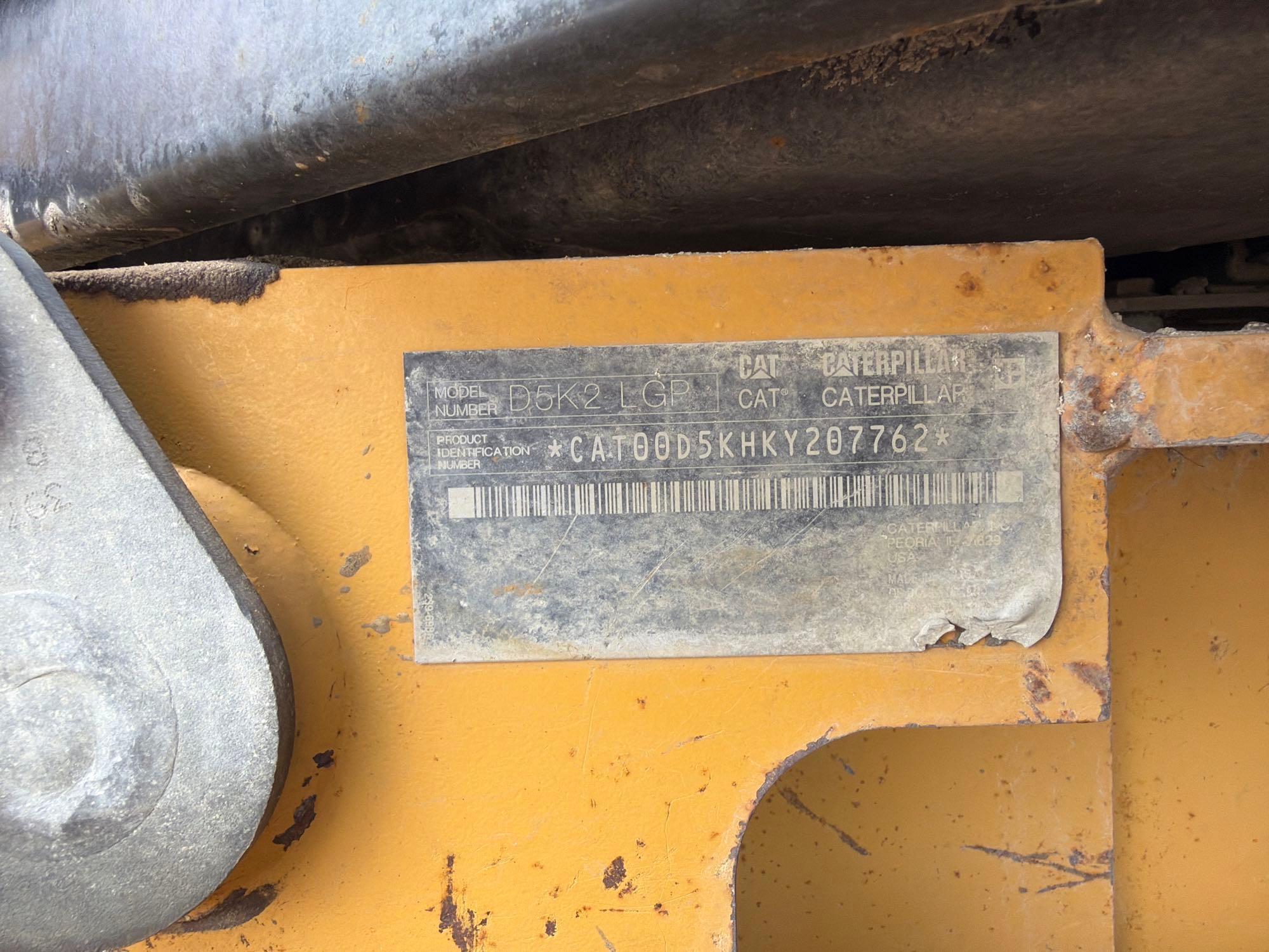 2019 Caterpillar D5K2