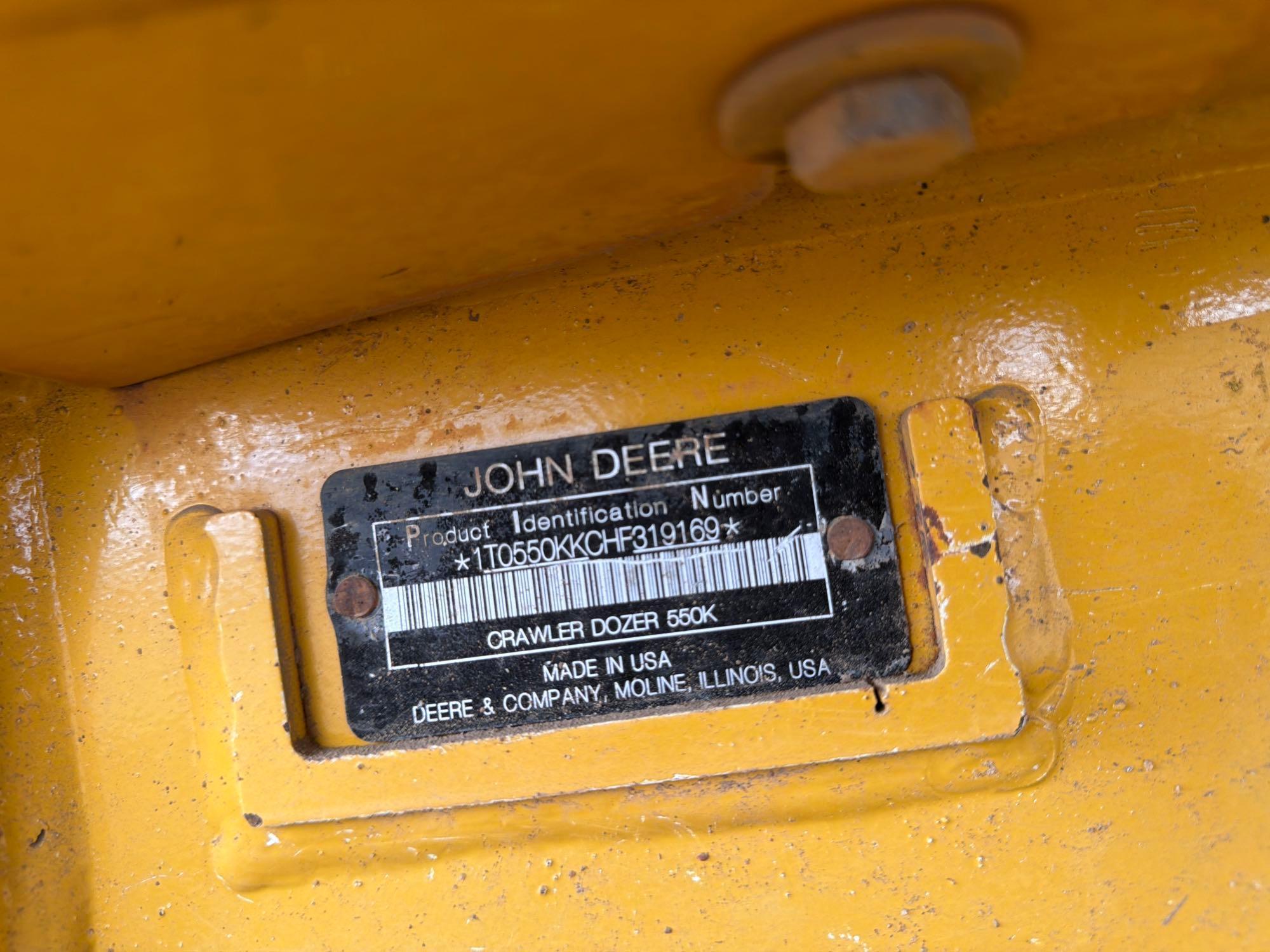 2018 John Deere V550K