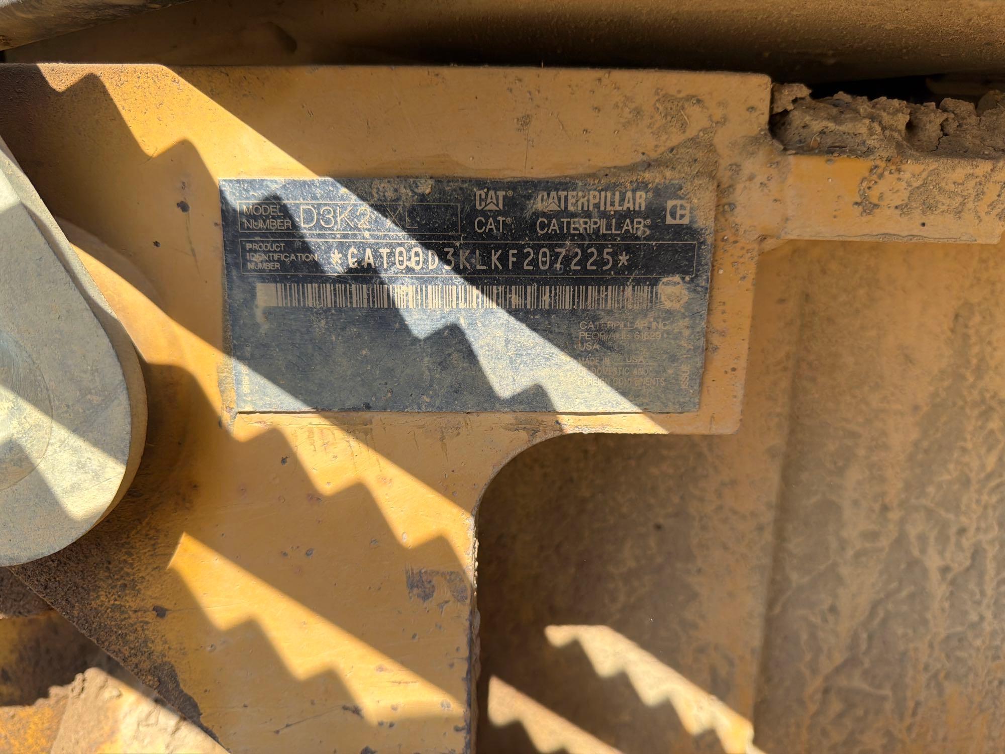 2019 Caterpillar D3K2