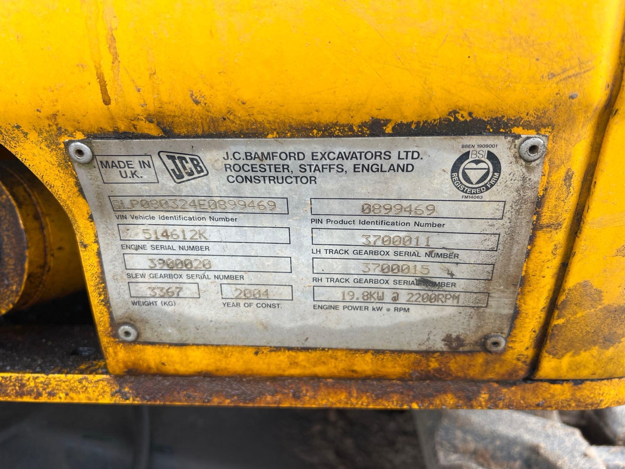 2004 JCB 8032ZTS