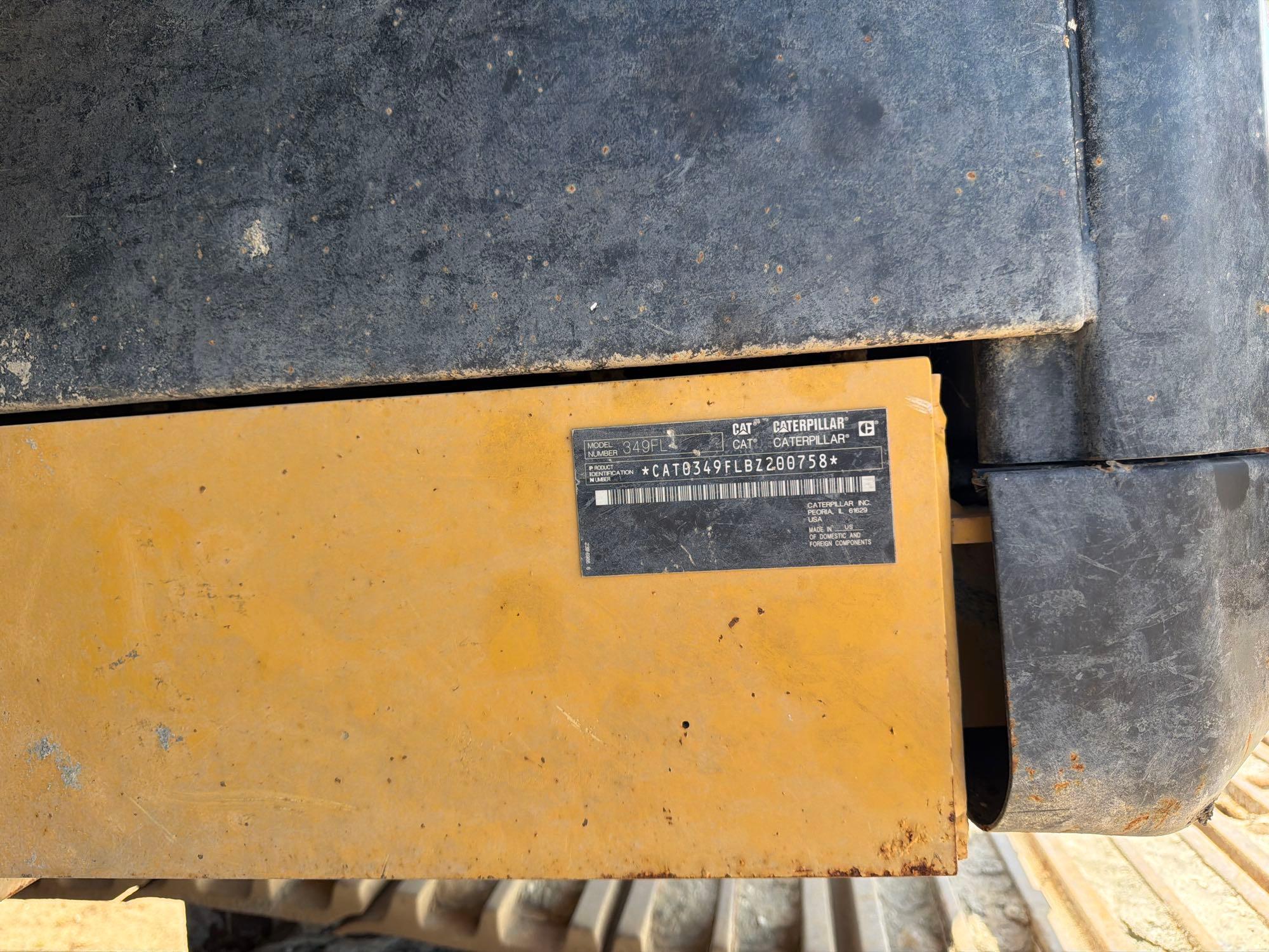 2016 Caterpillar 349FL