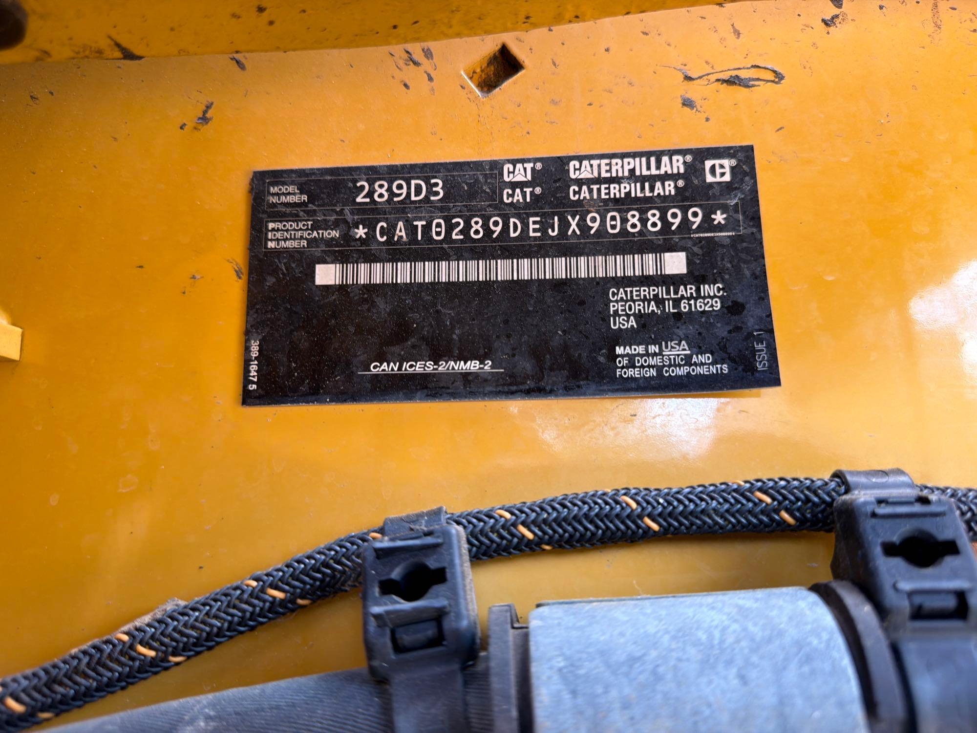 2022 Caterpillar 289D
