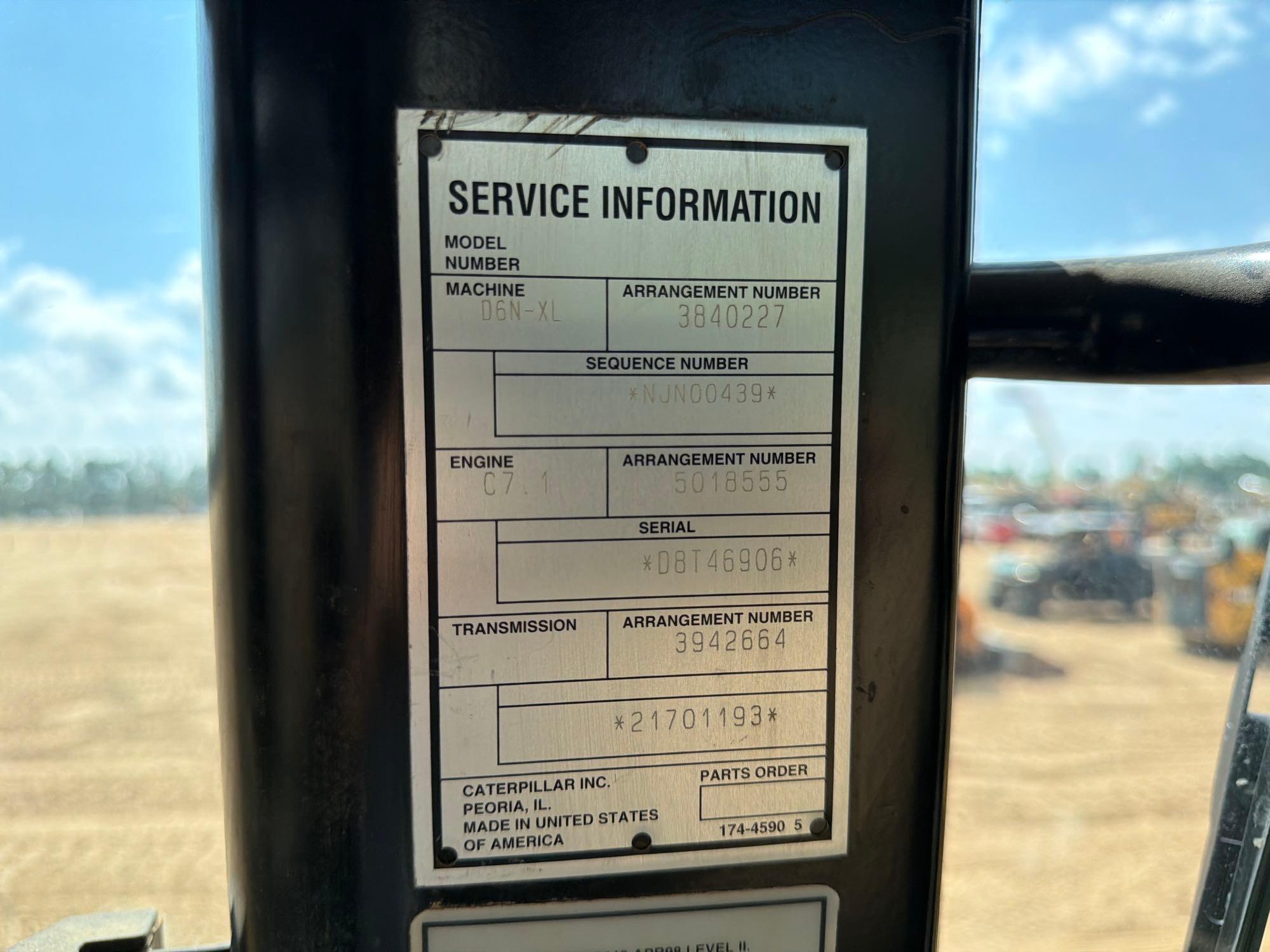 Caterpillar D6N XL