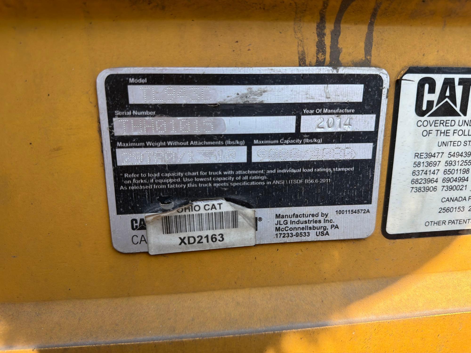 2014 Caterpillar TL943C