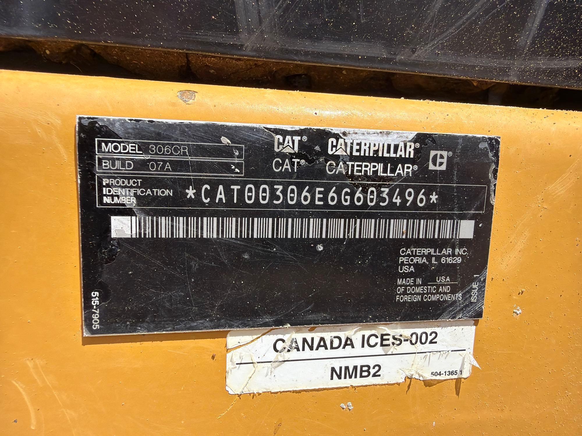 2021 Caterpillar 306