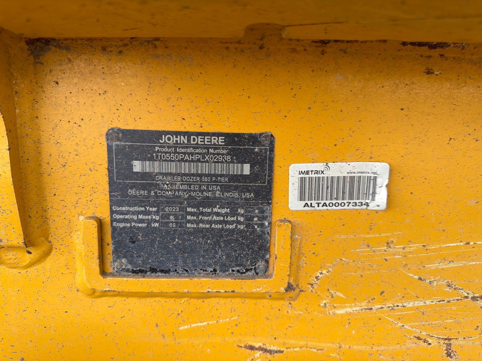 2023 John Deere 550P