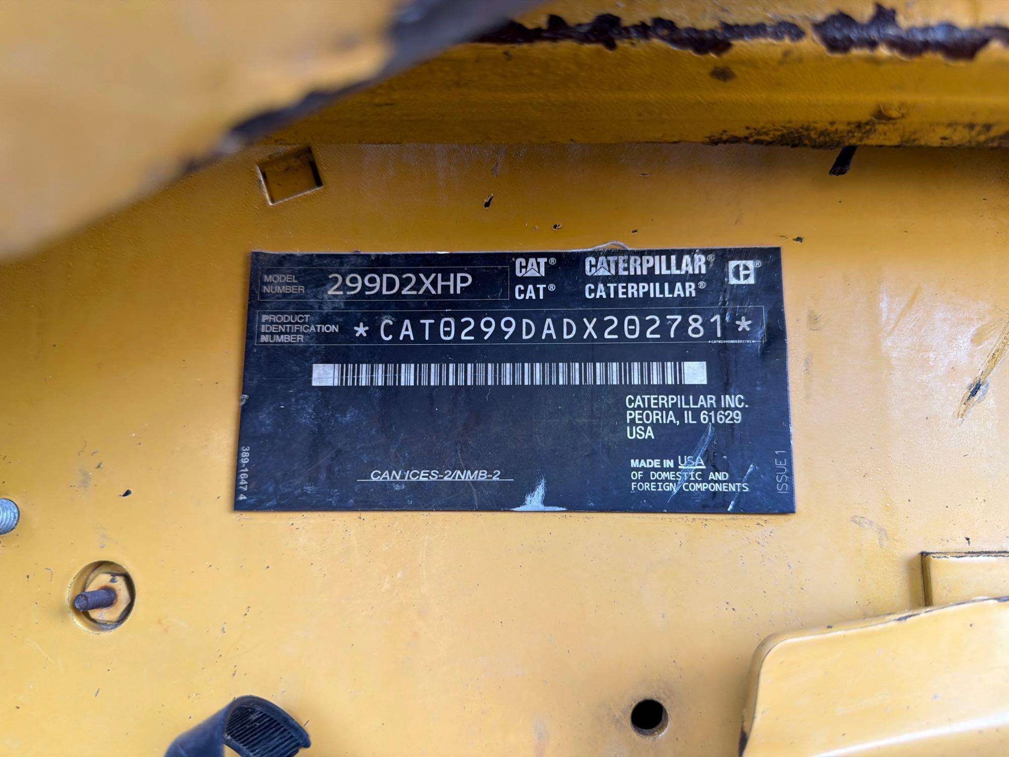 2018 Caterpillar 299D