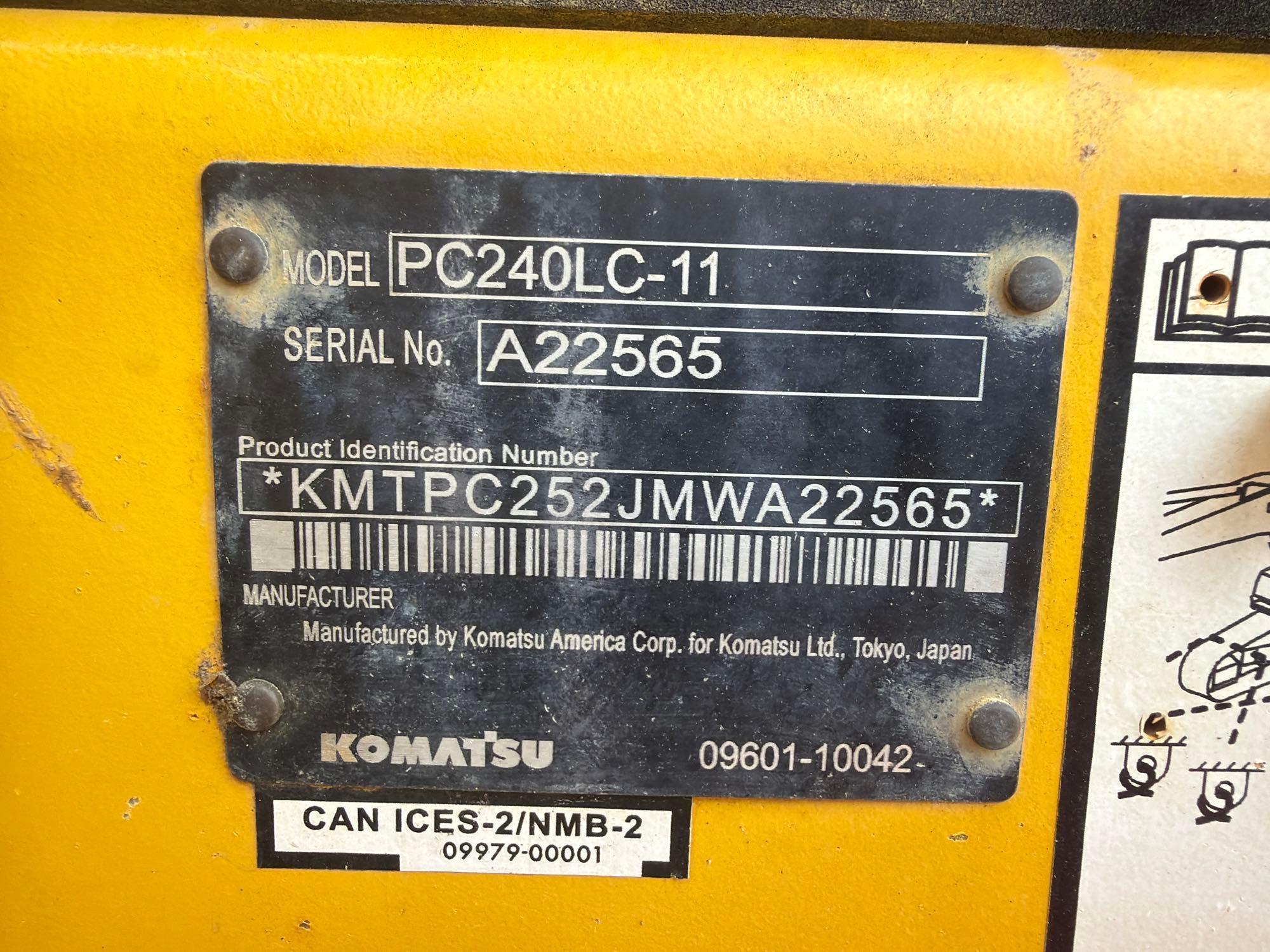 2021 Komatsu PC240LC