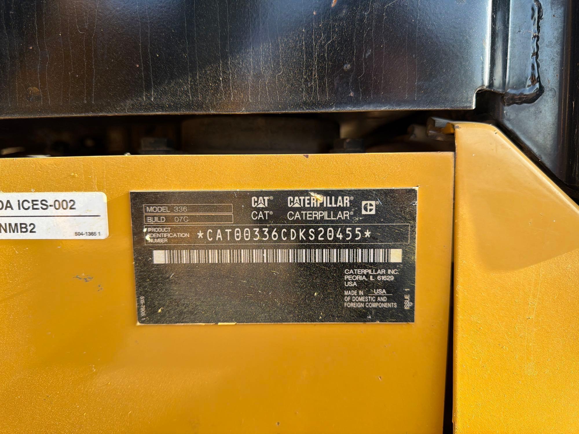2022 Caterpillar 336