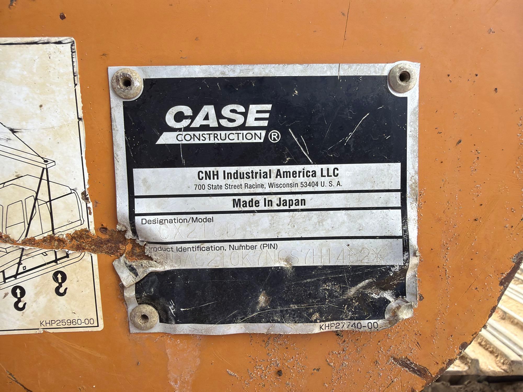 2017 Case CX210