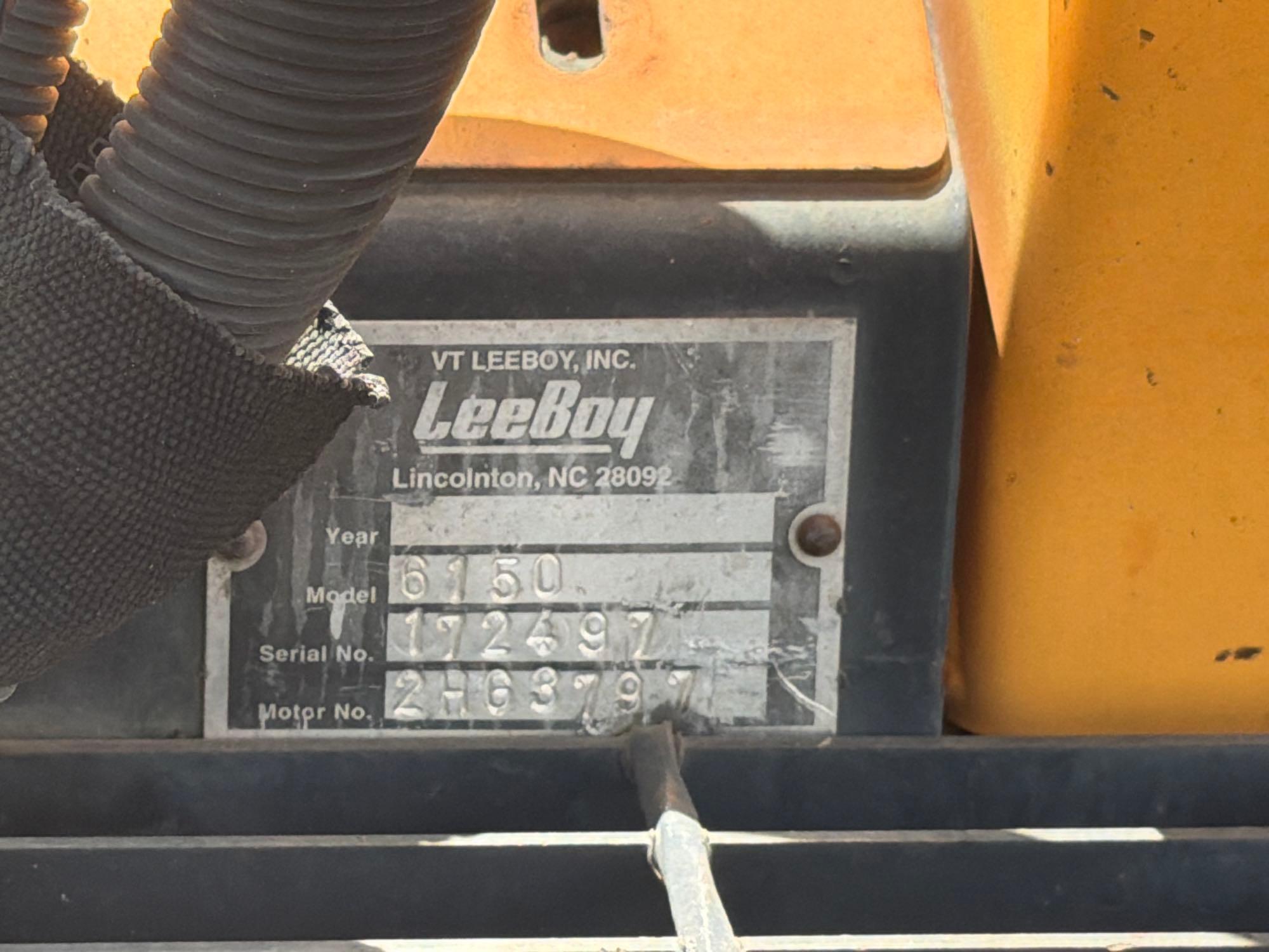 2018 Leeboy 6150