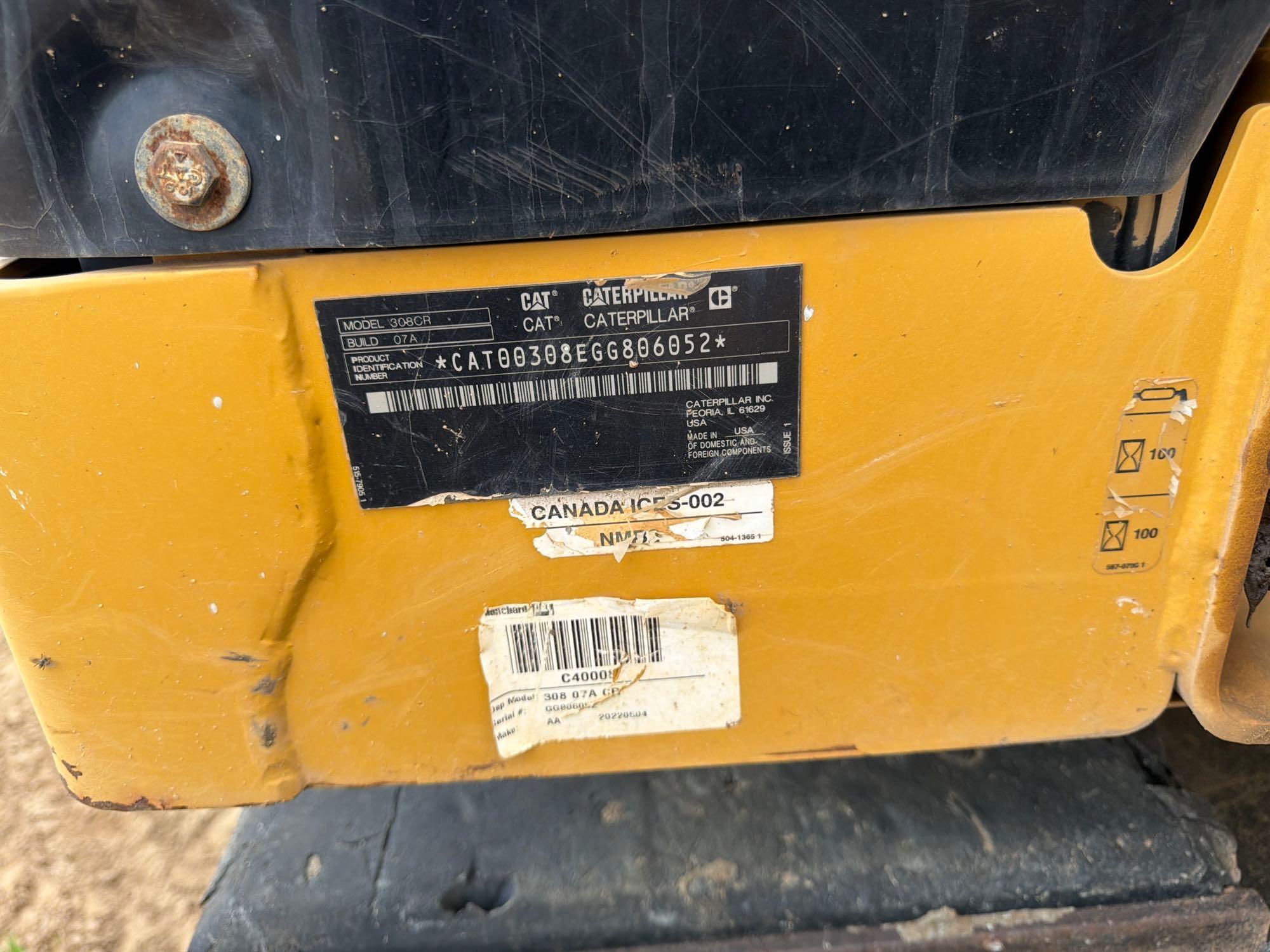 2022 Caterpillar 308