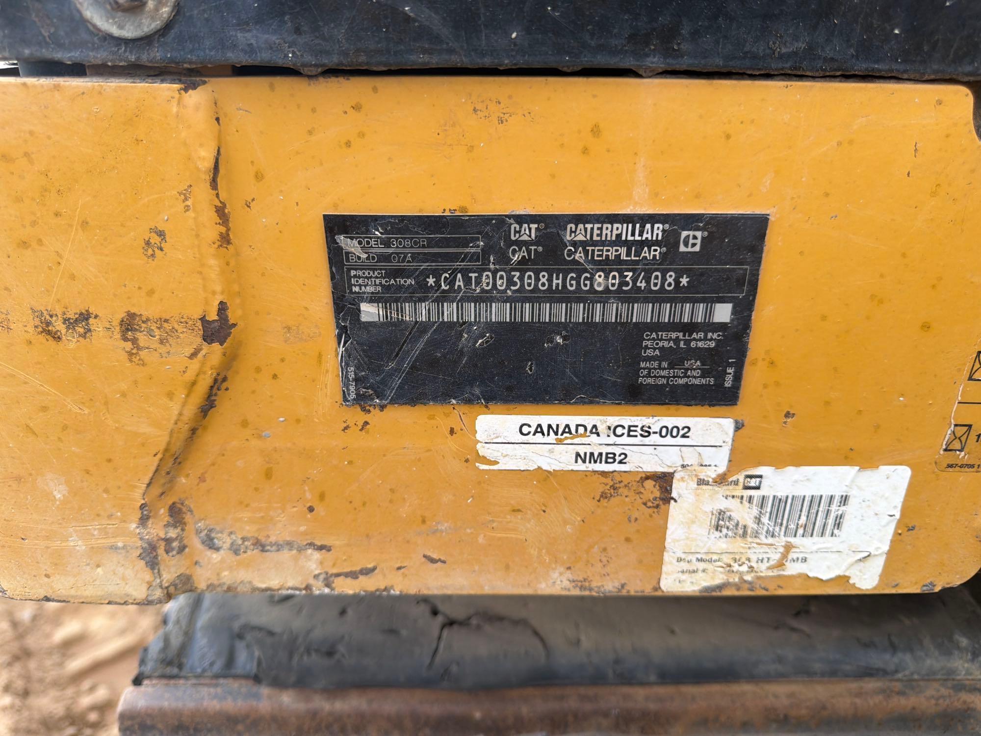 2021 Caterpillar 308