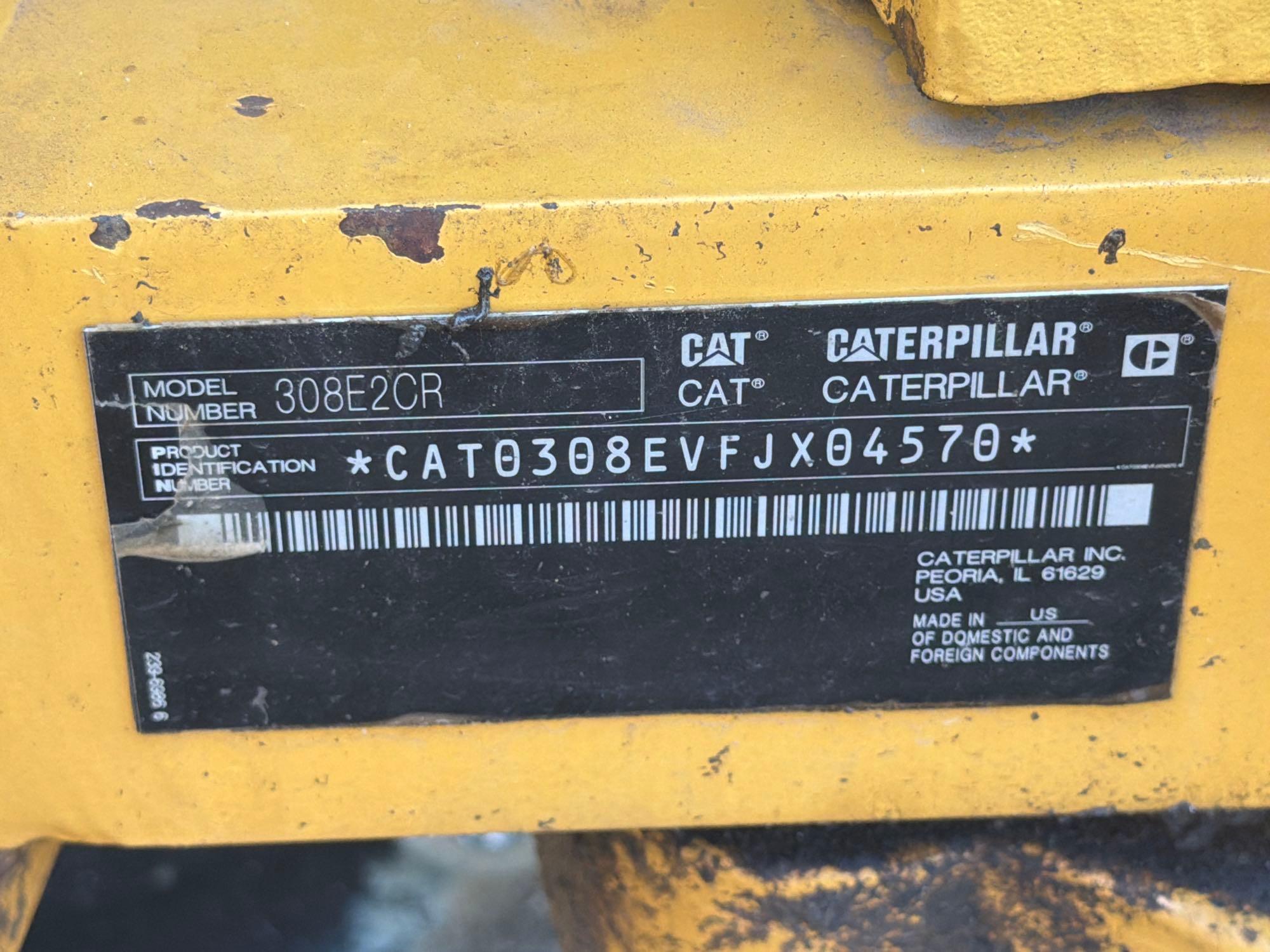 2016 Caterpillar 308