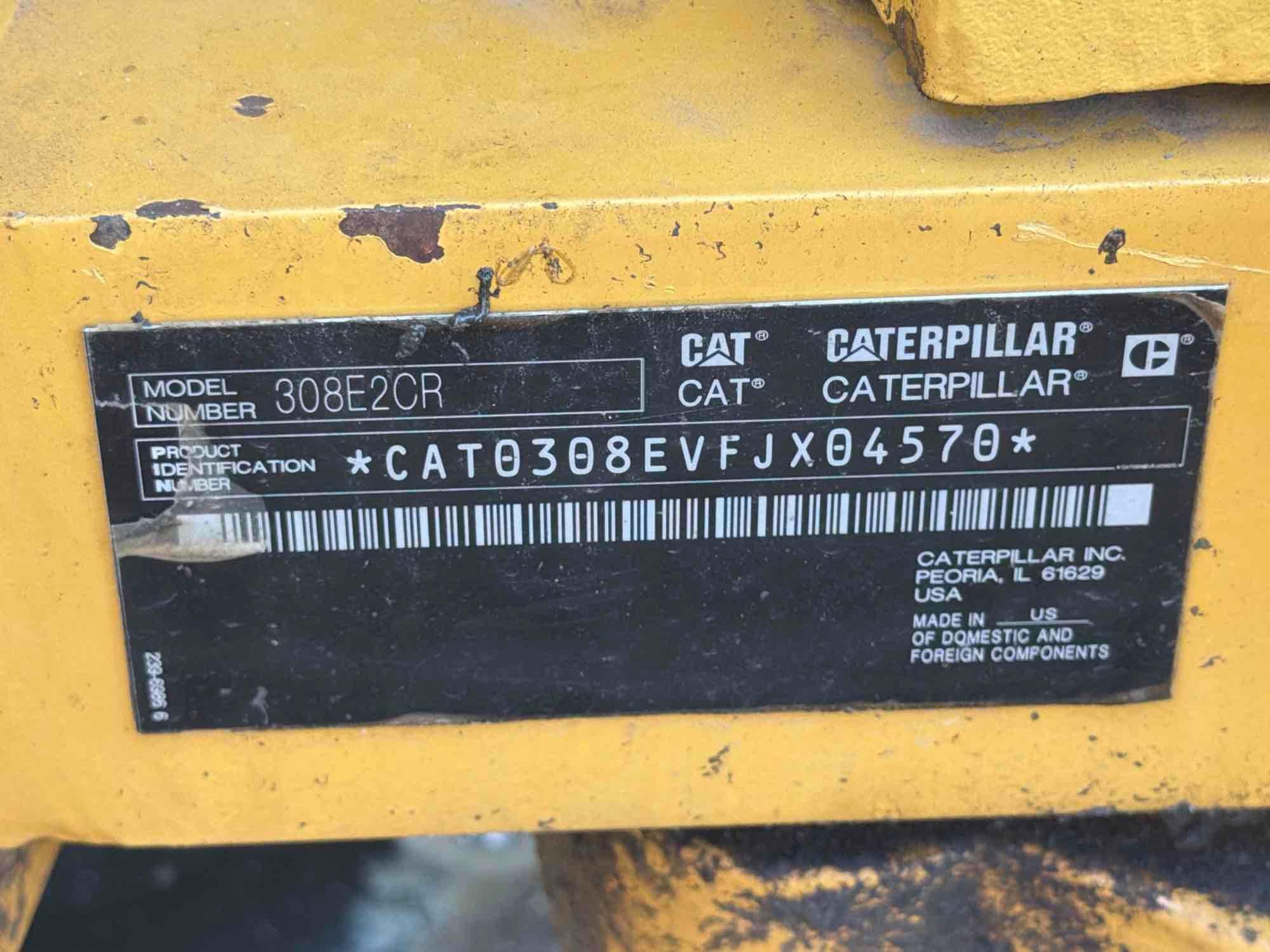 2016 Caterpillar 308