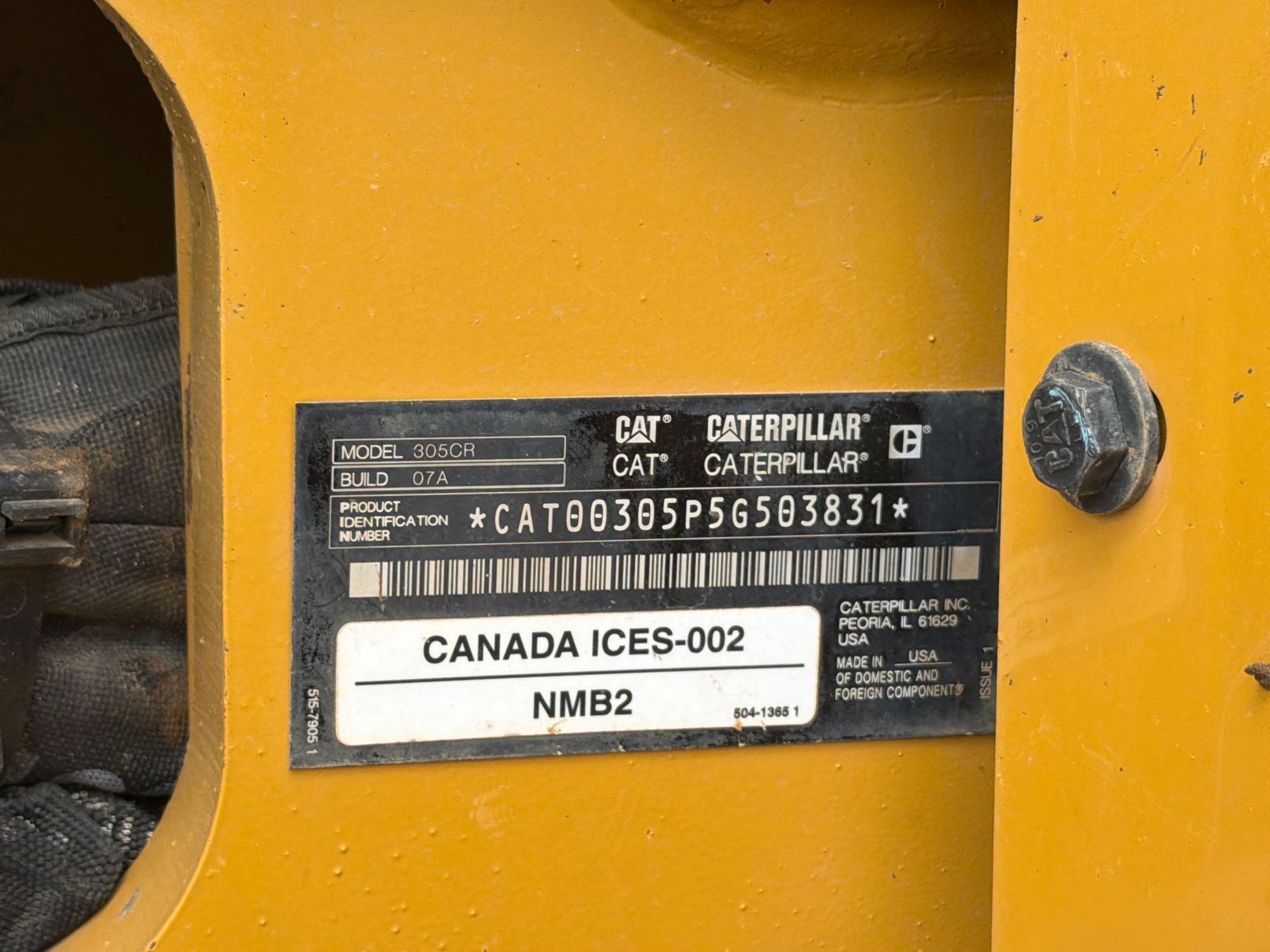 2023 Caterpillar 305CR