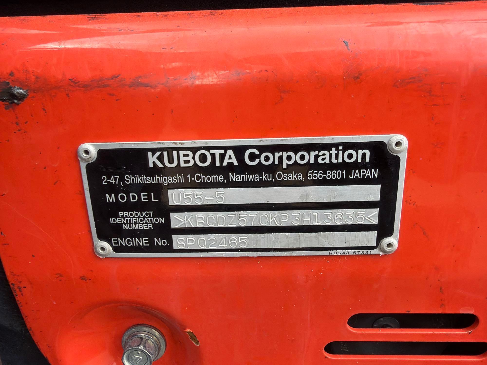 2023 Kubota U55