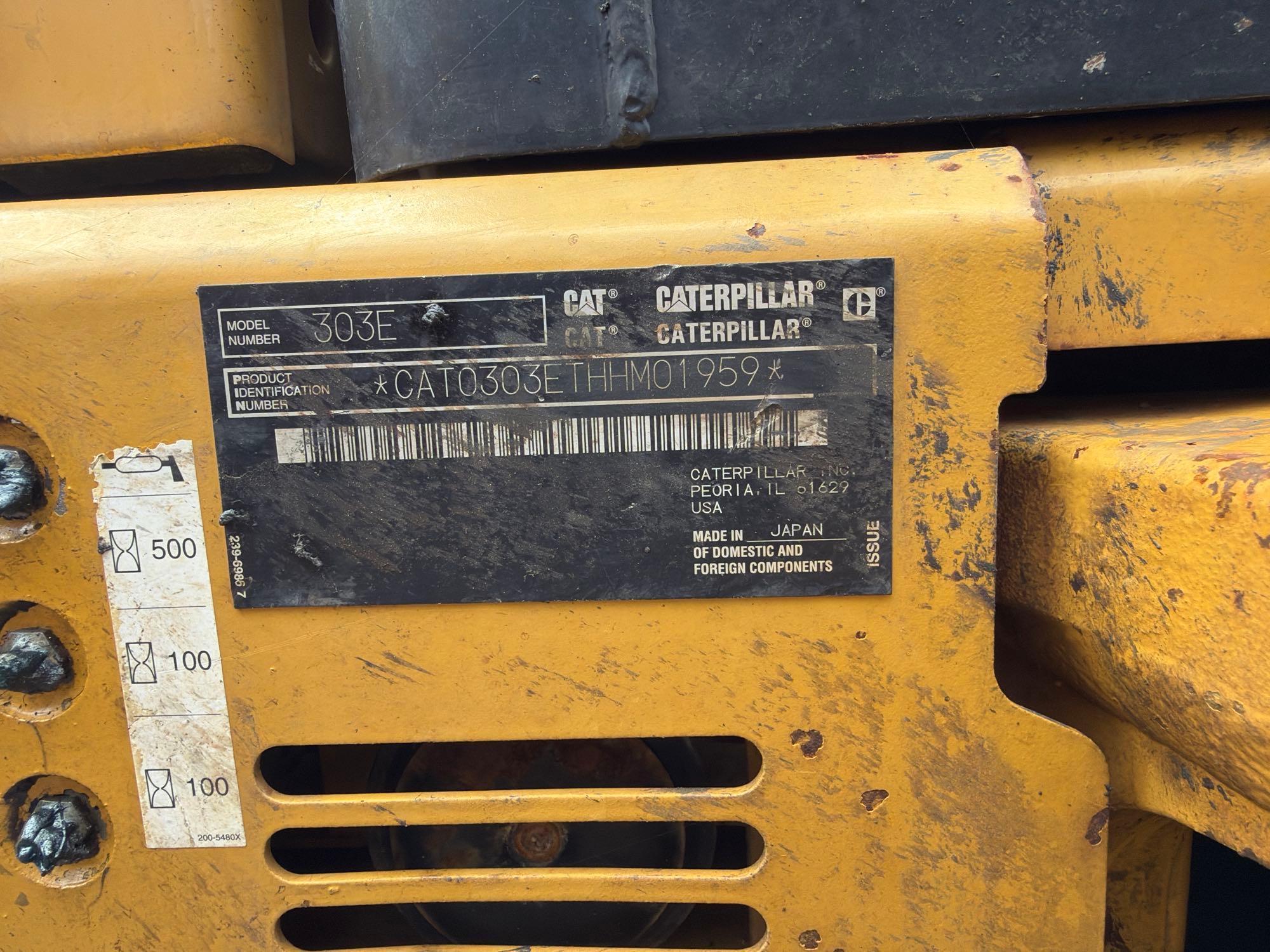 2016 Caterpillar 303
