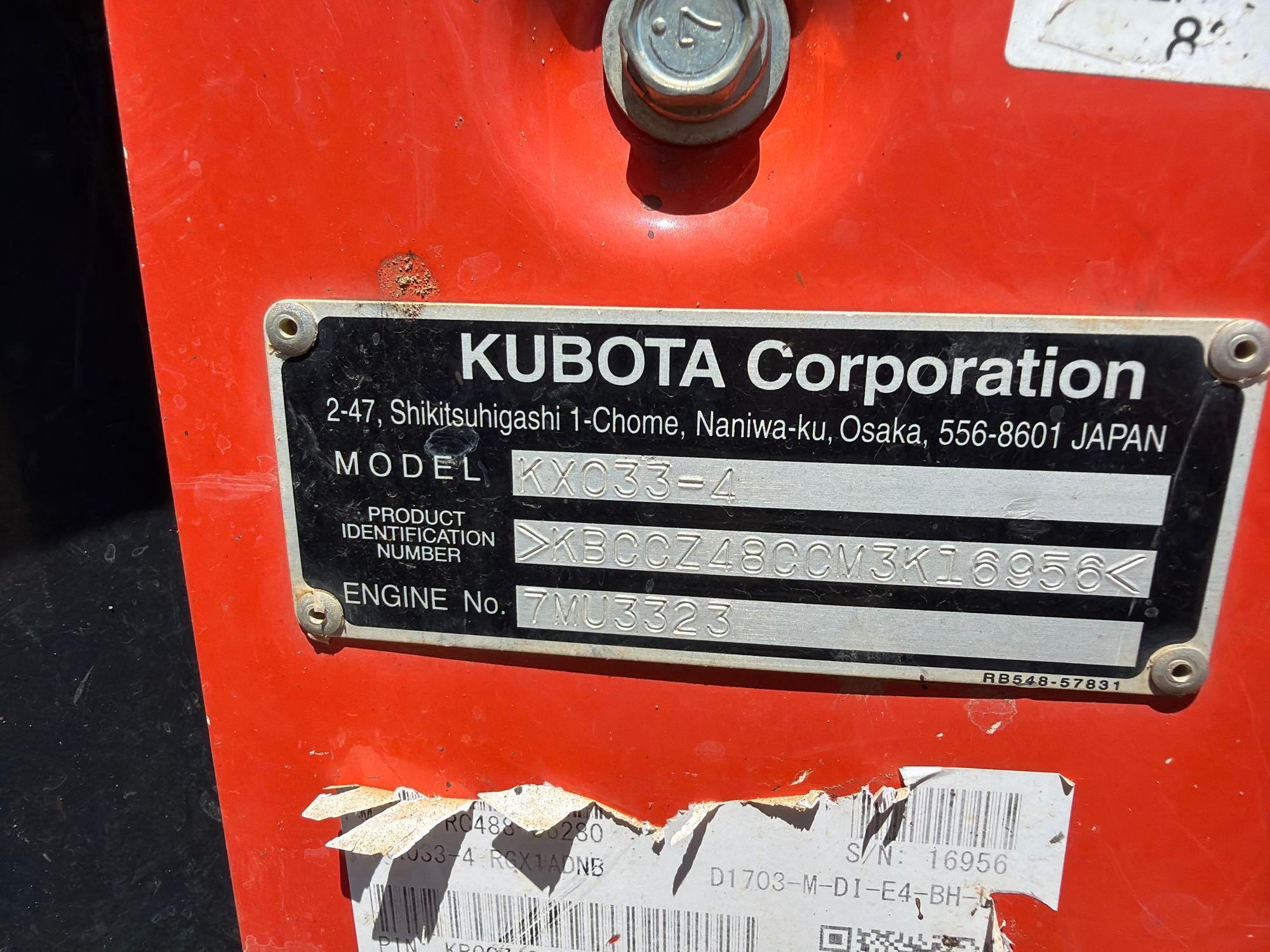 2022 Kubota KX033