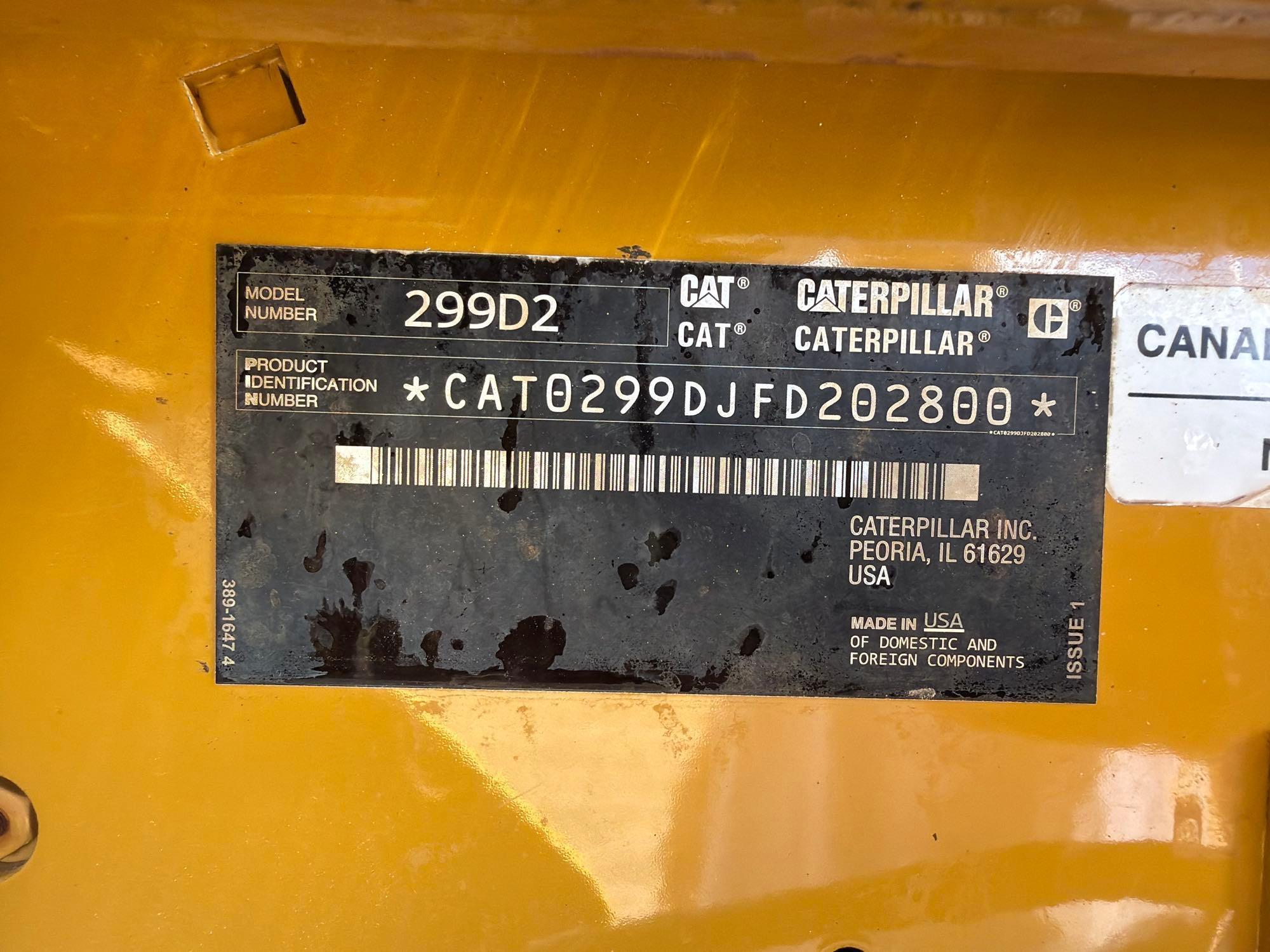 2017 Caterpillar 299D2
