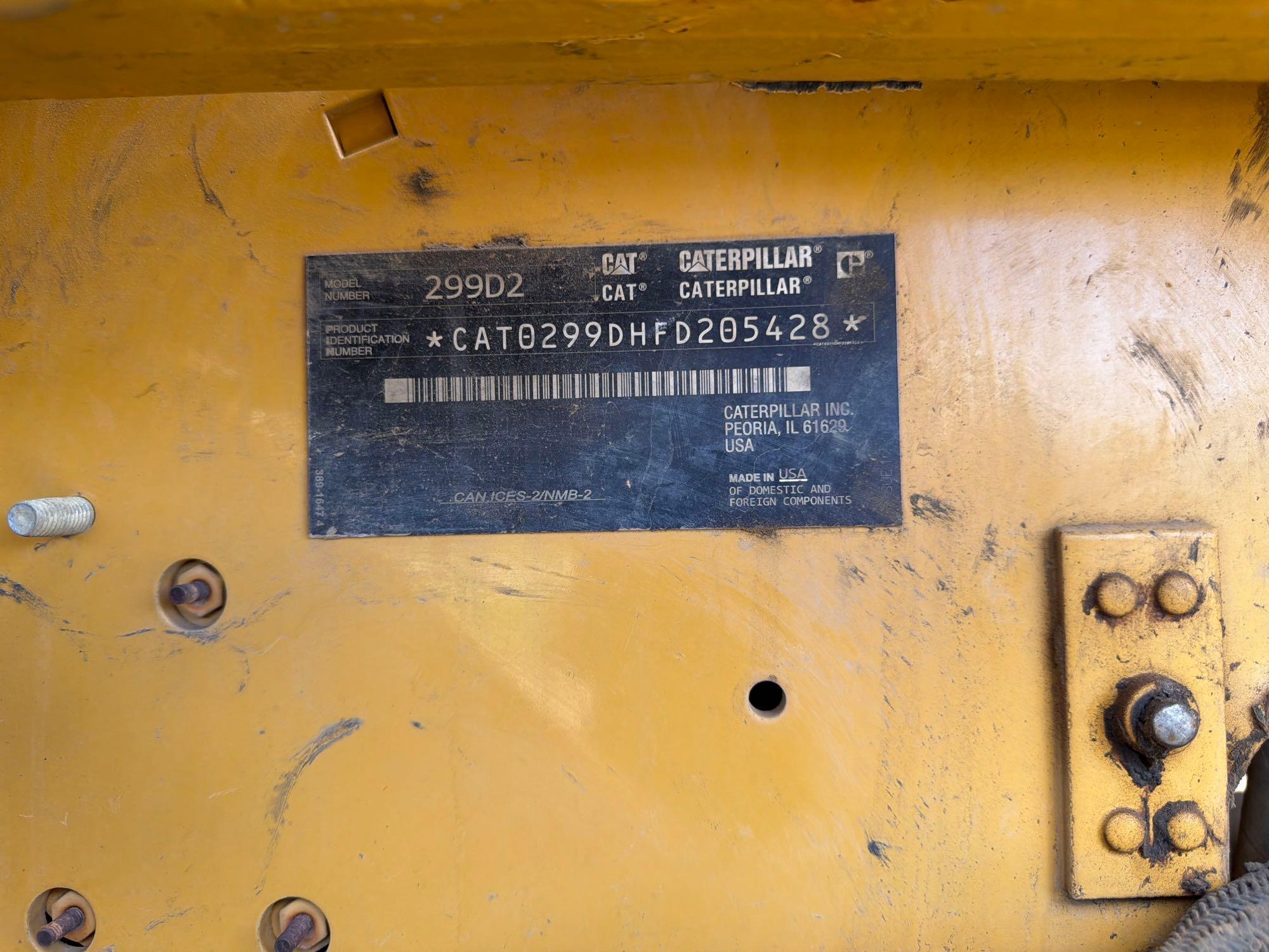 2019 Caterpillar 299D2
