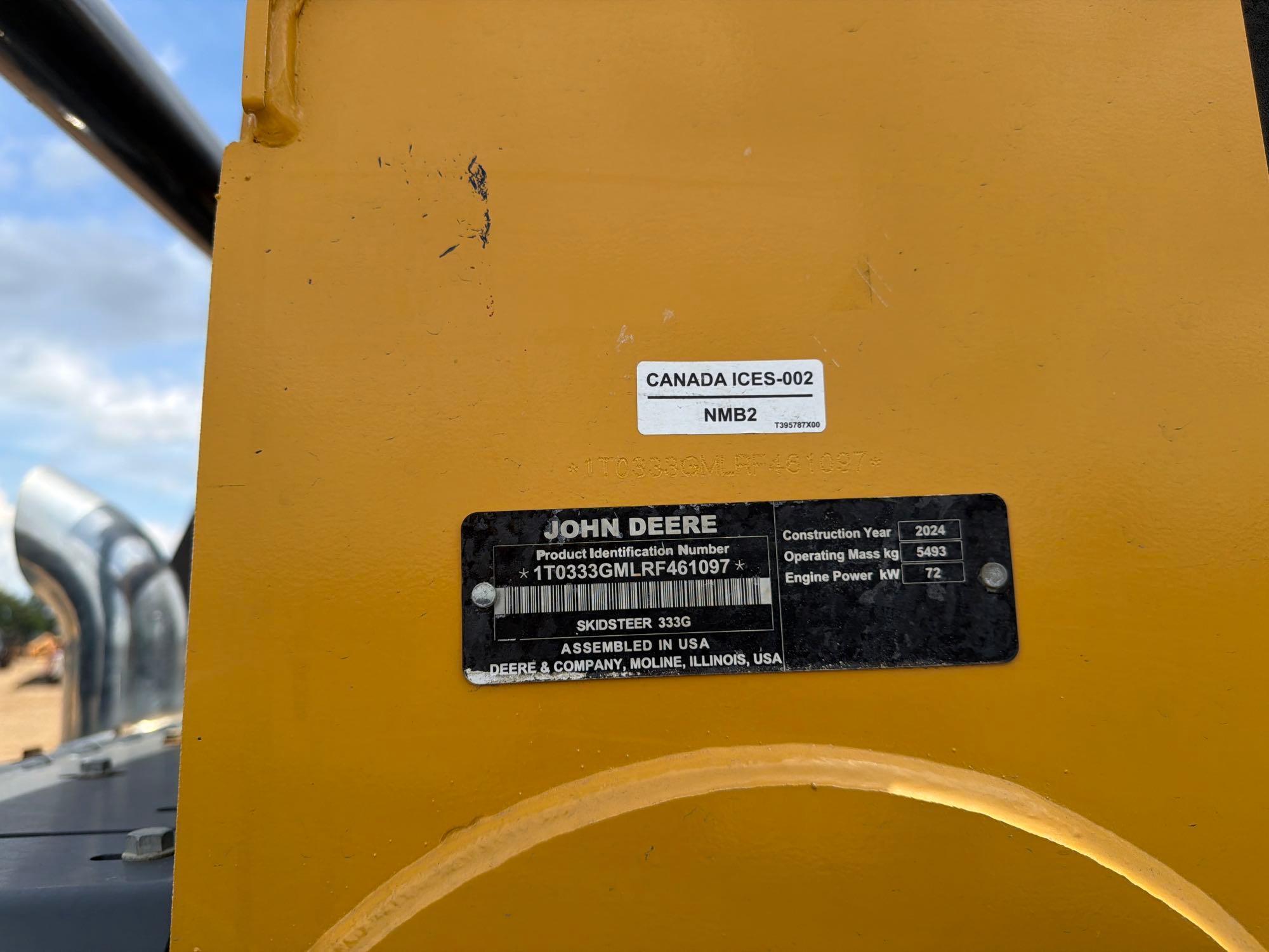 2024 John Deere 333