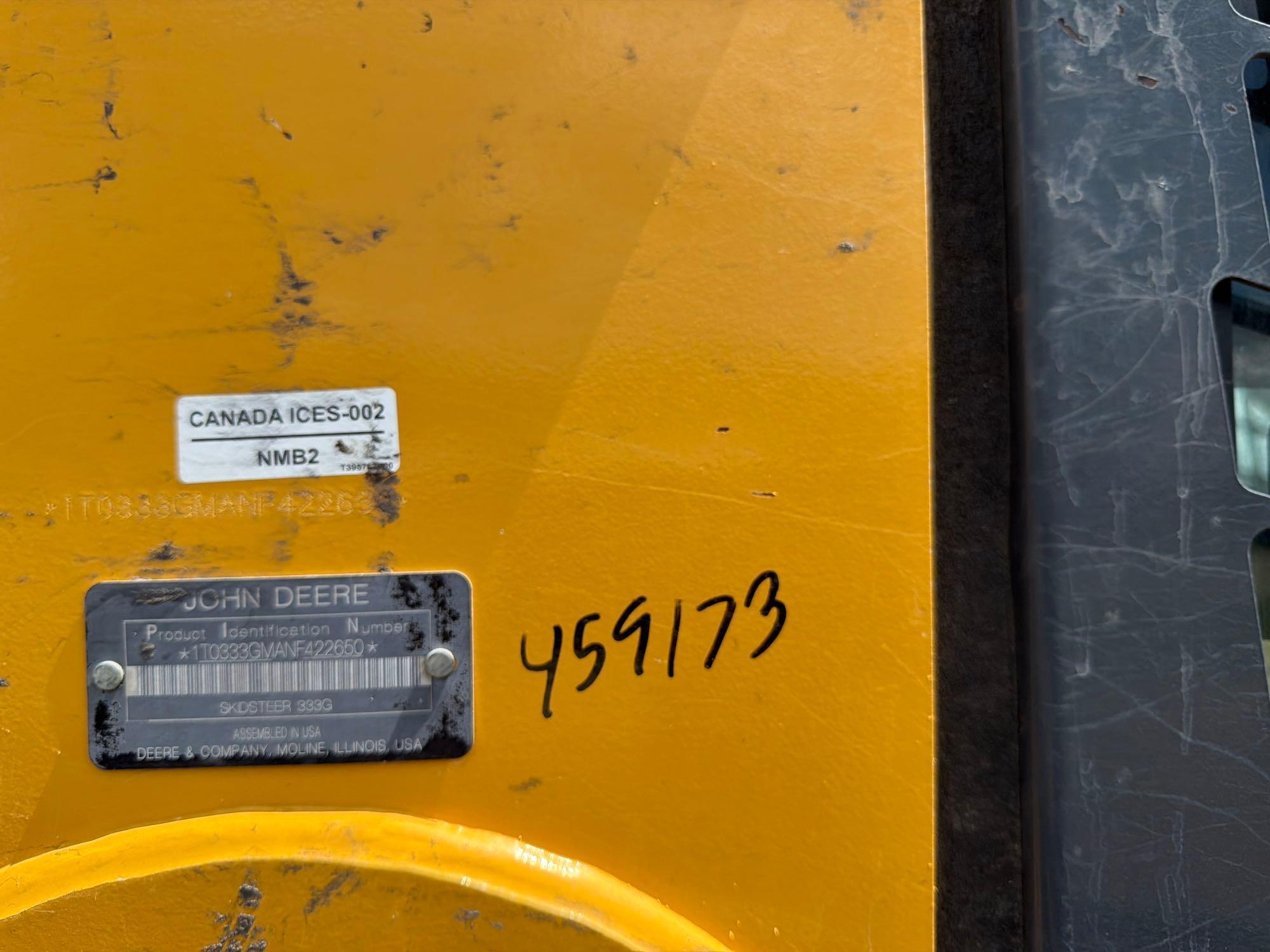 2022 John Deere 333