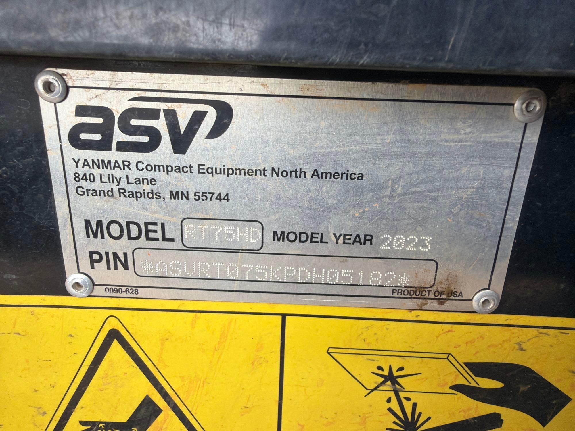 2023 ASV RT75