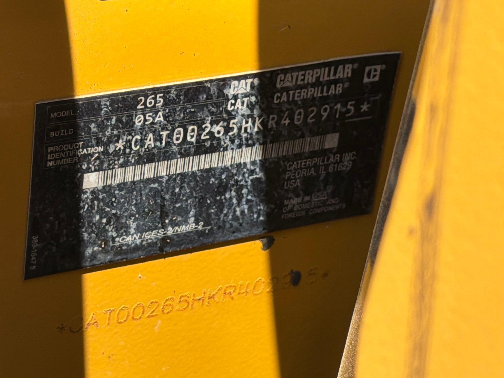 2024 Caterpillar 265