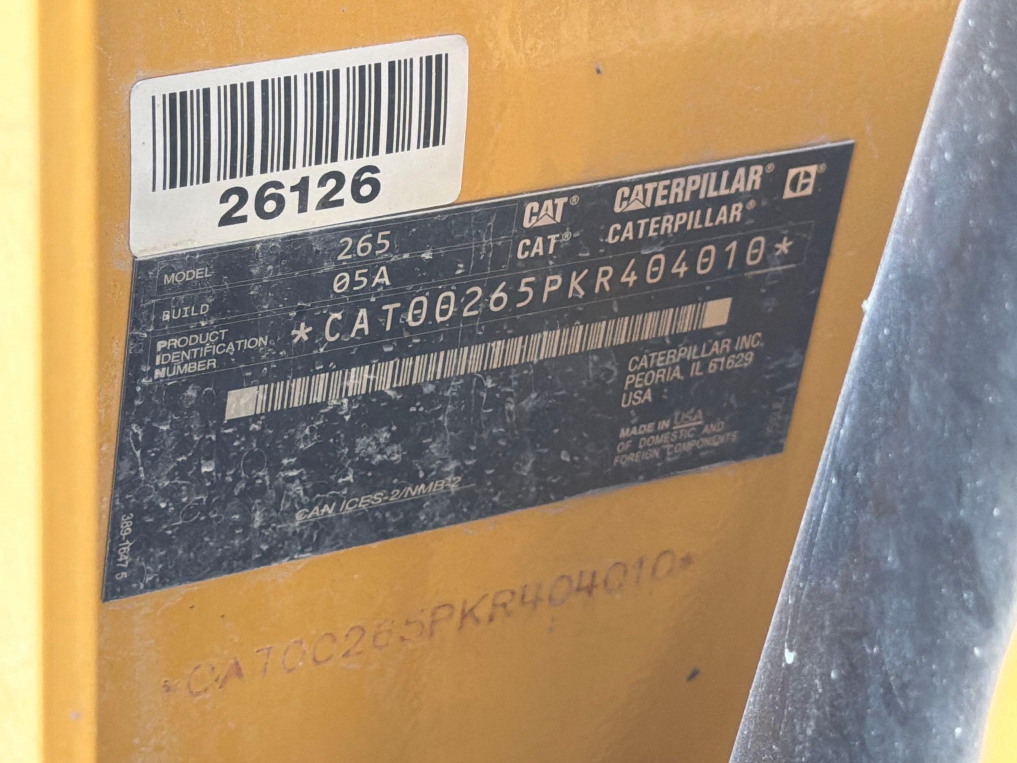2025 Caterpillar 265