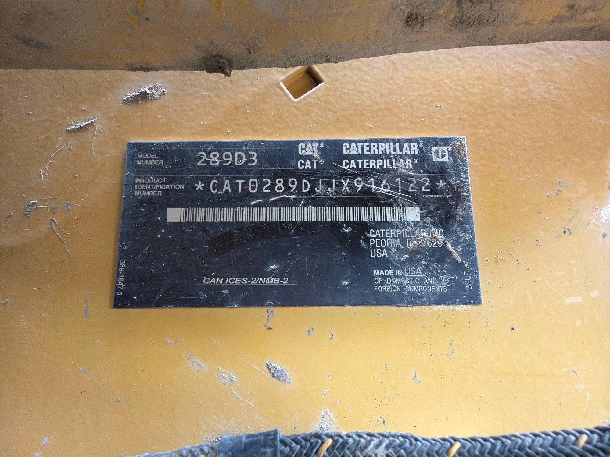 2023 Caterpillar 289D