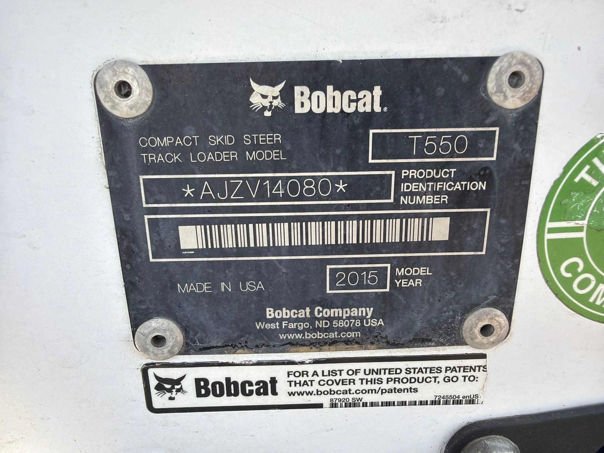 2015 Bobcat T550
