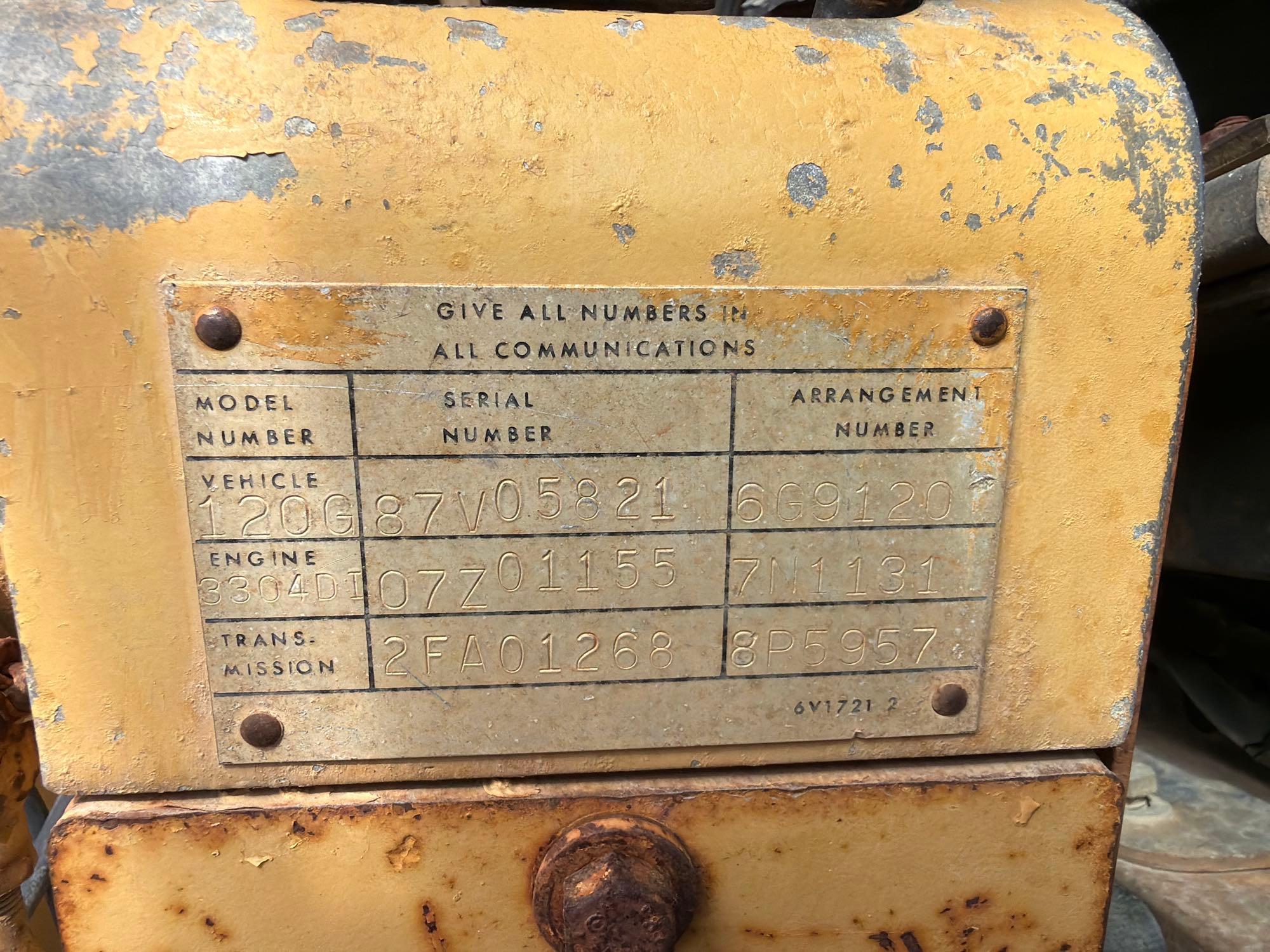 1981 Caterpillar 120G