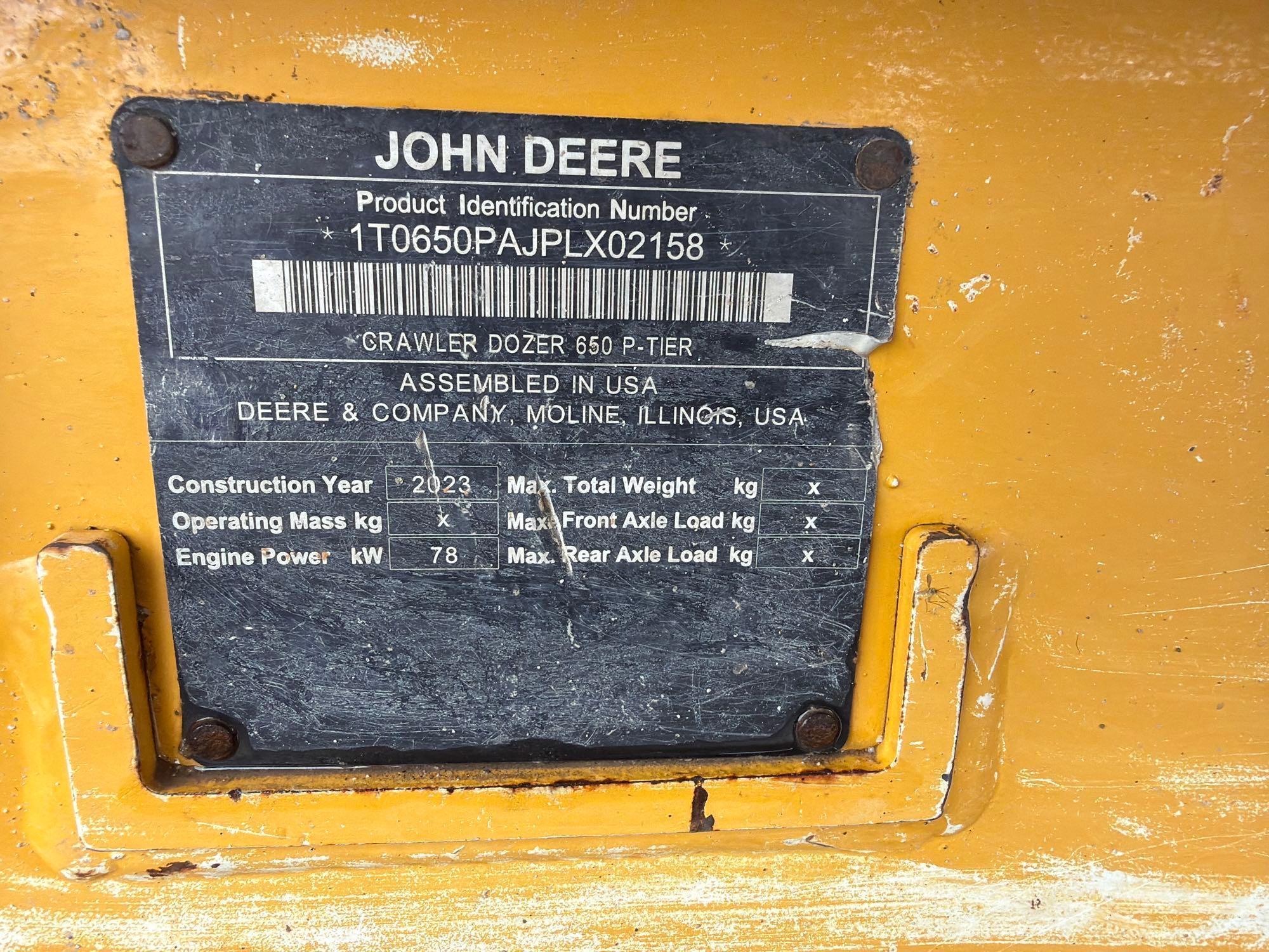 2023 John Deere 650P