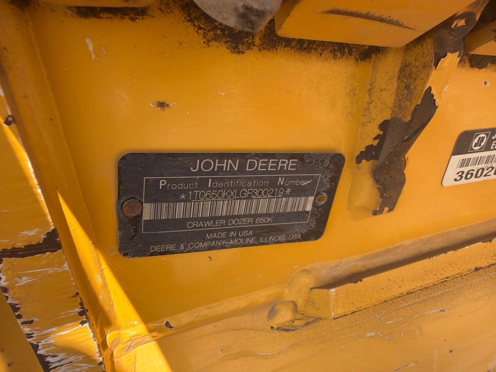 John Deere 650K LGP
