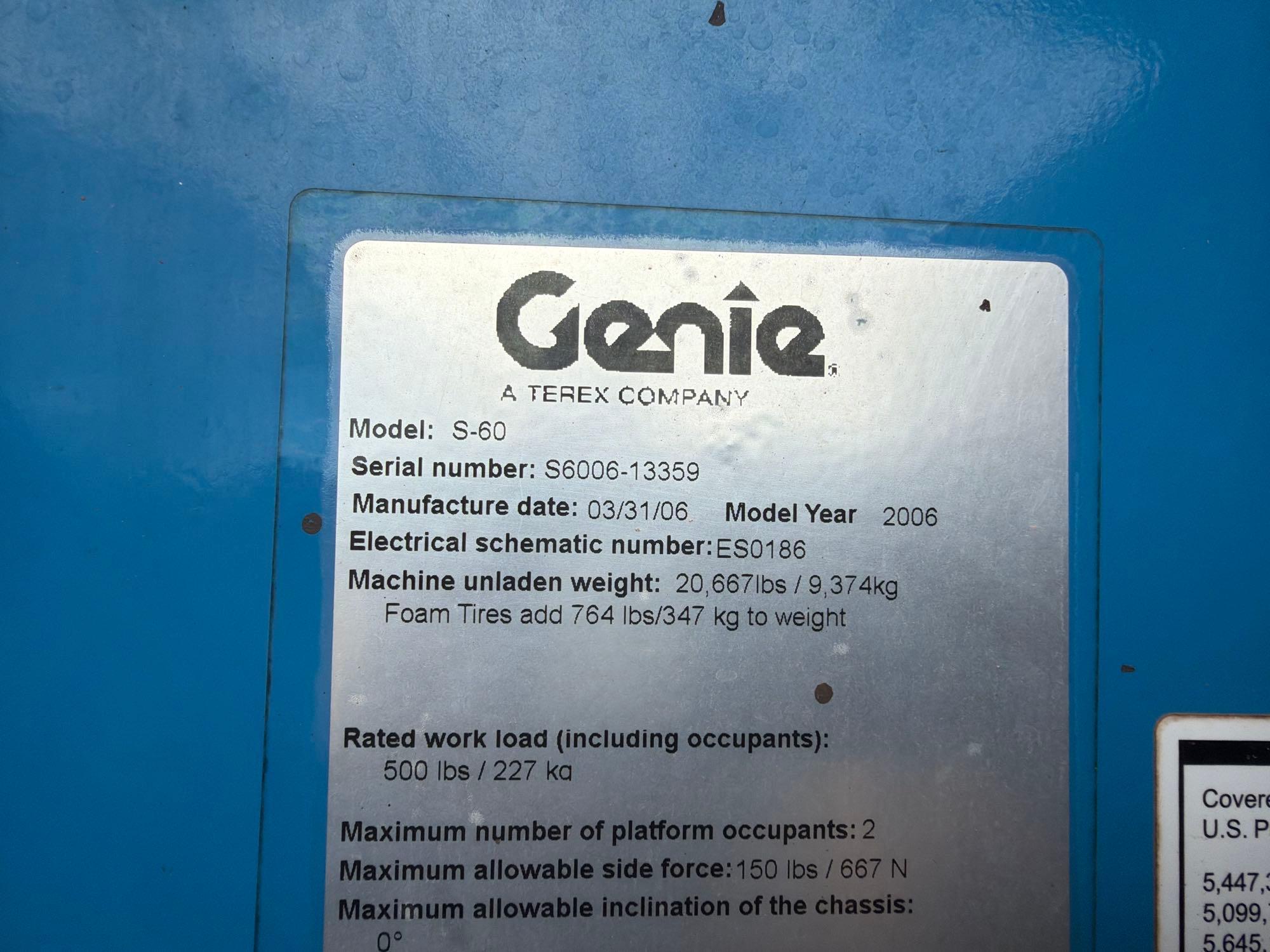 2006 Genie S60