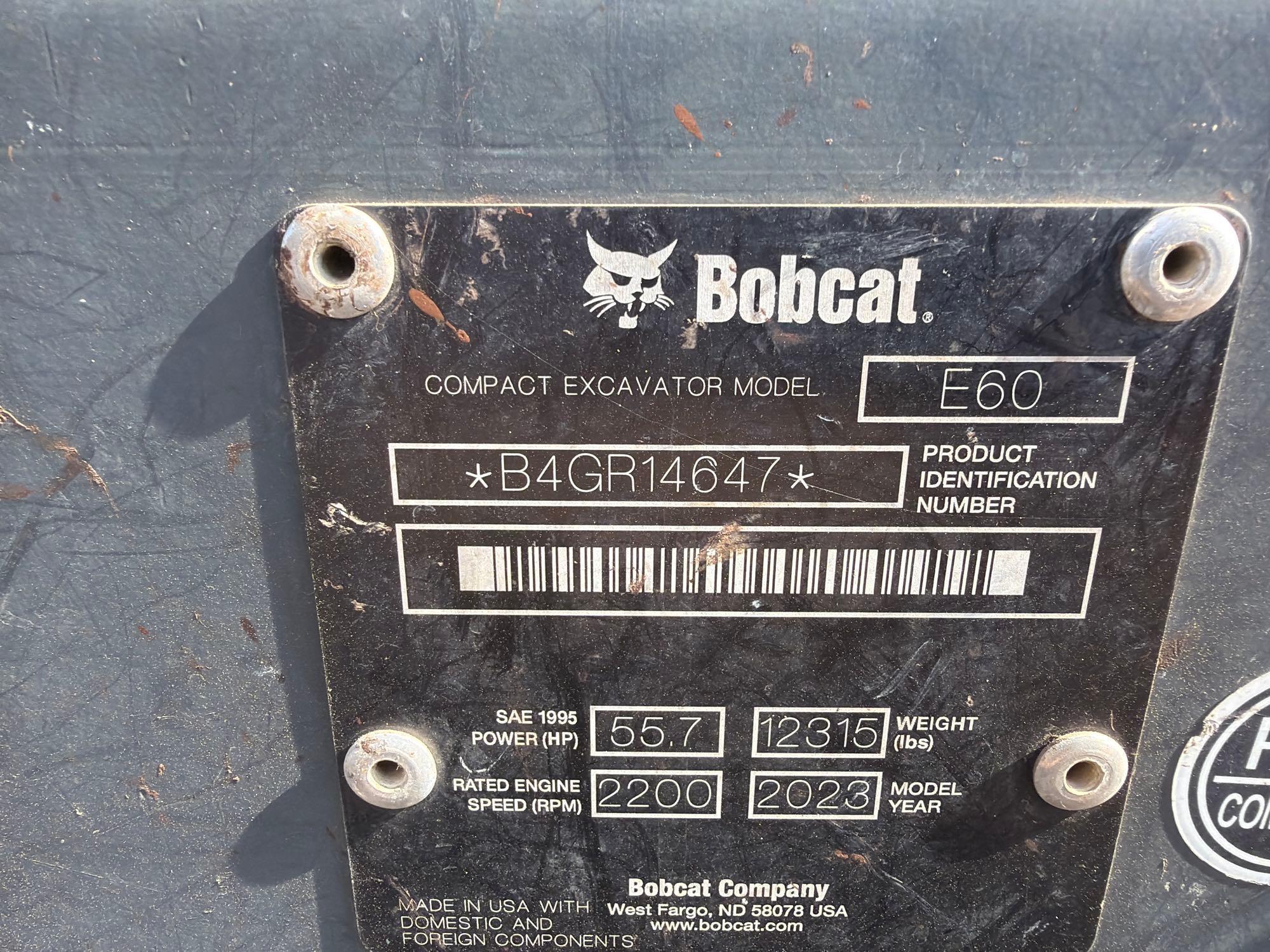 2023 Bobcat E60