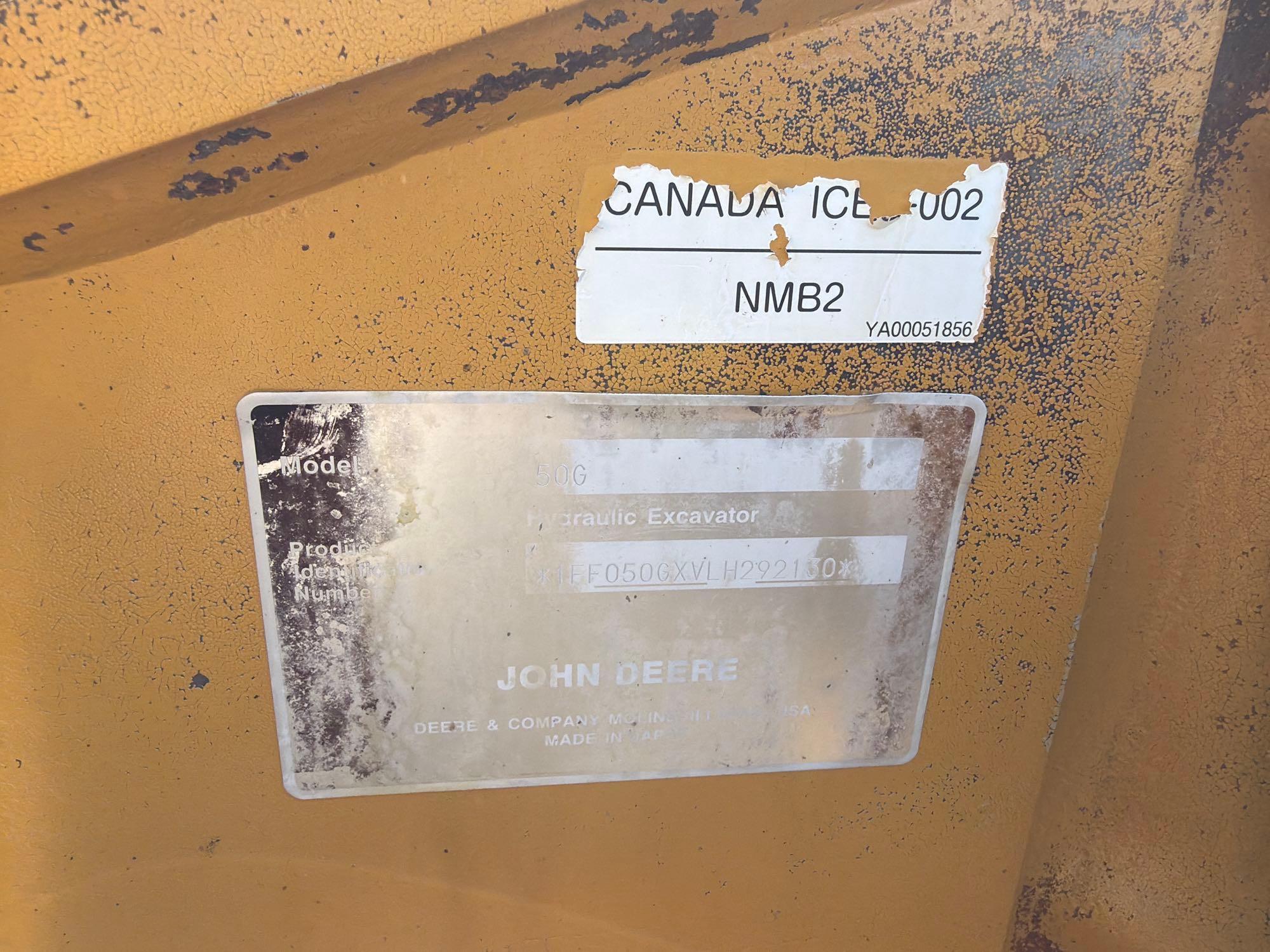 John Deere 50G