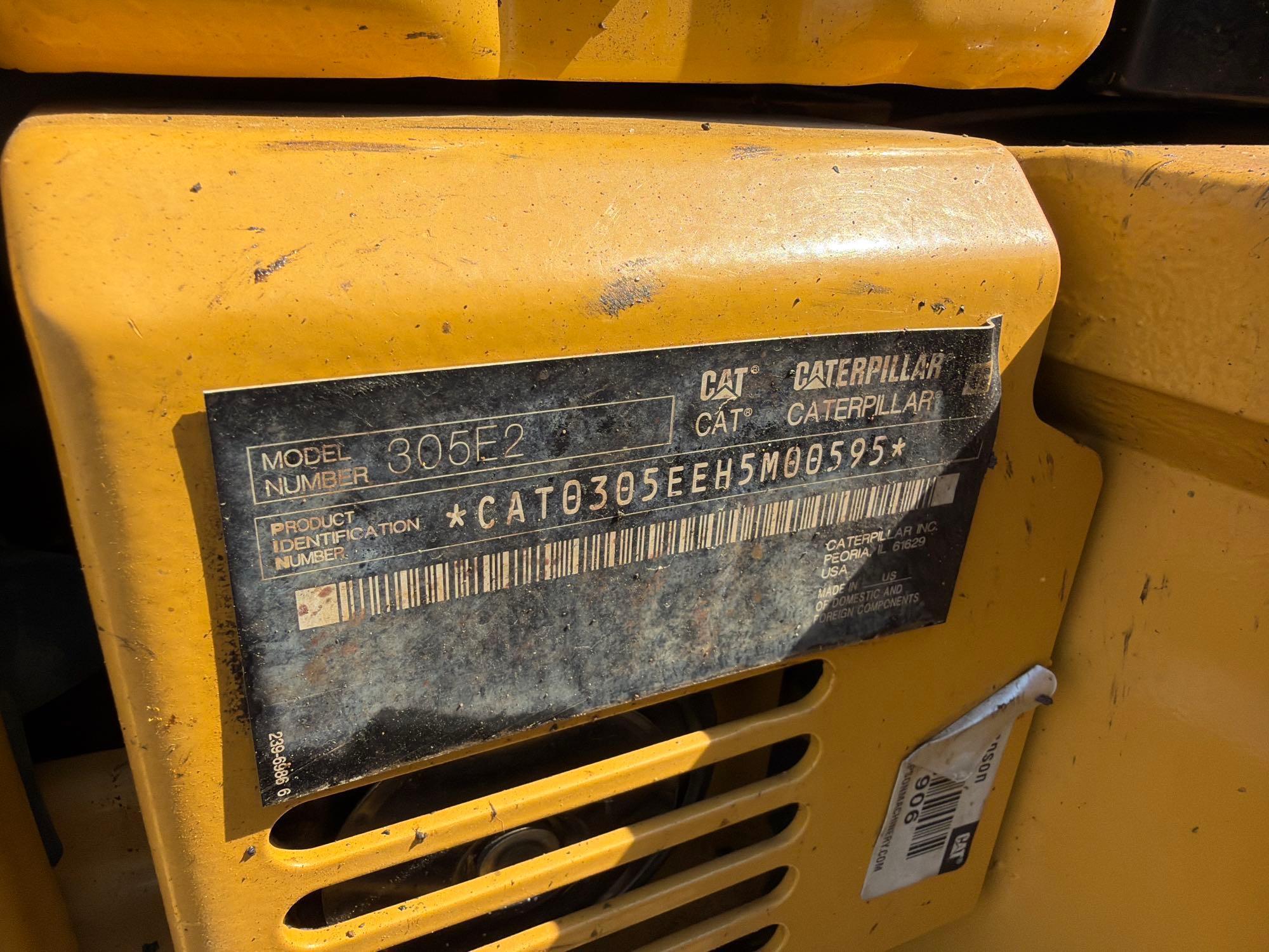 2015 Caterpillar 305E2CR