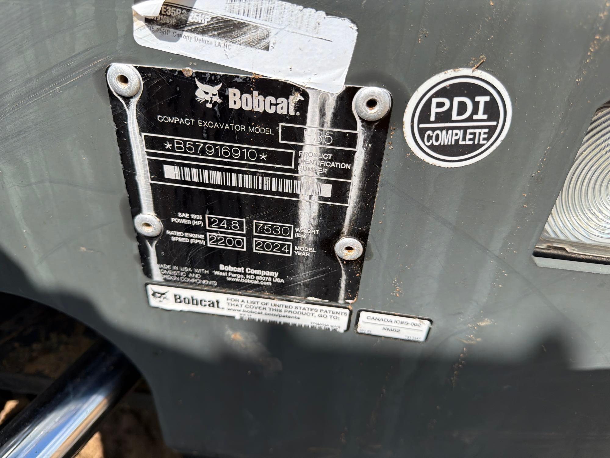 2024 Bobcat E35