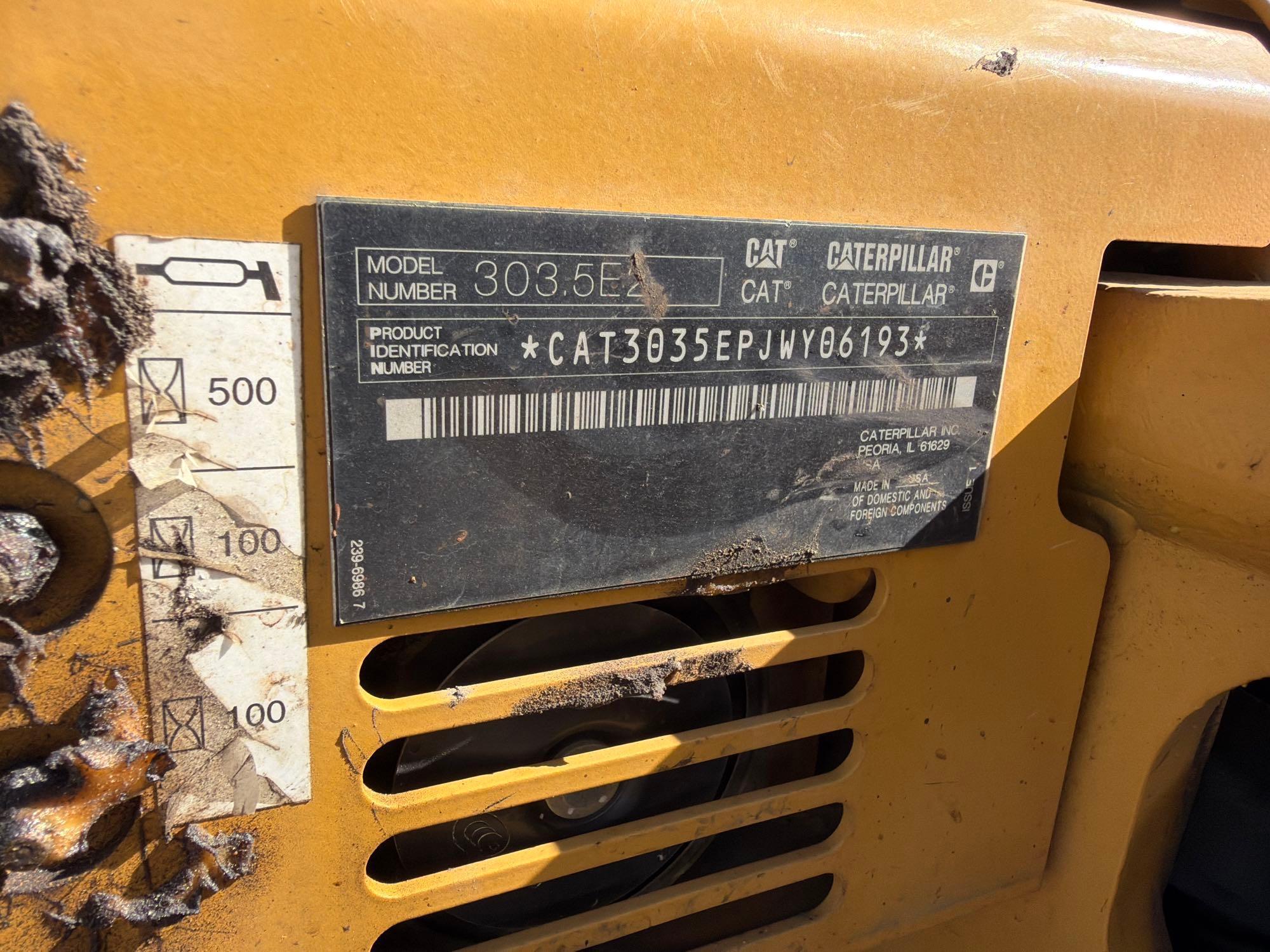 2019 Caterpillar 305.5E2CR