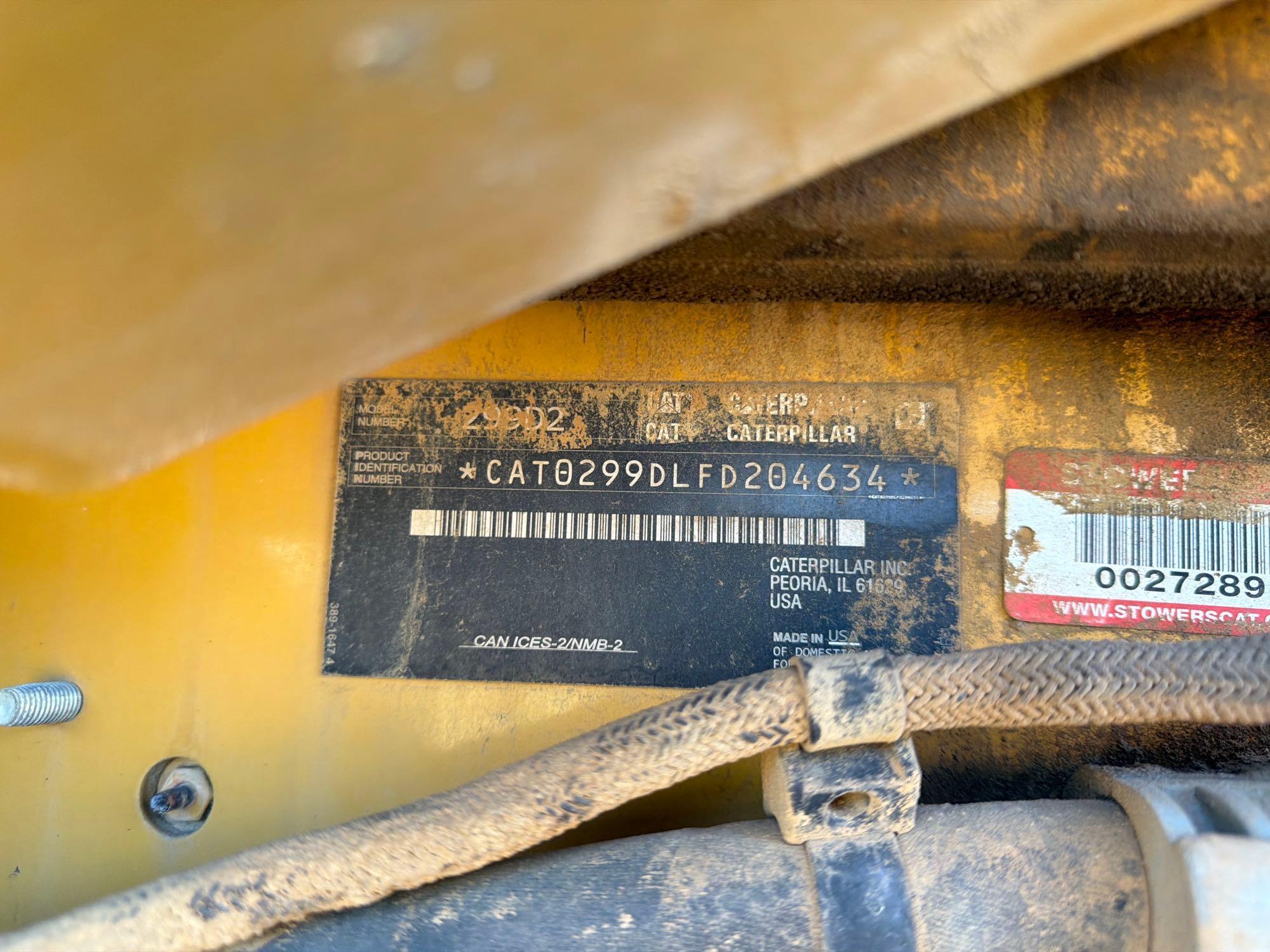 2018 Caterpillar 299D