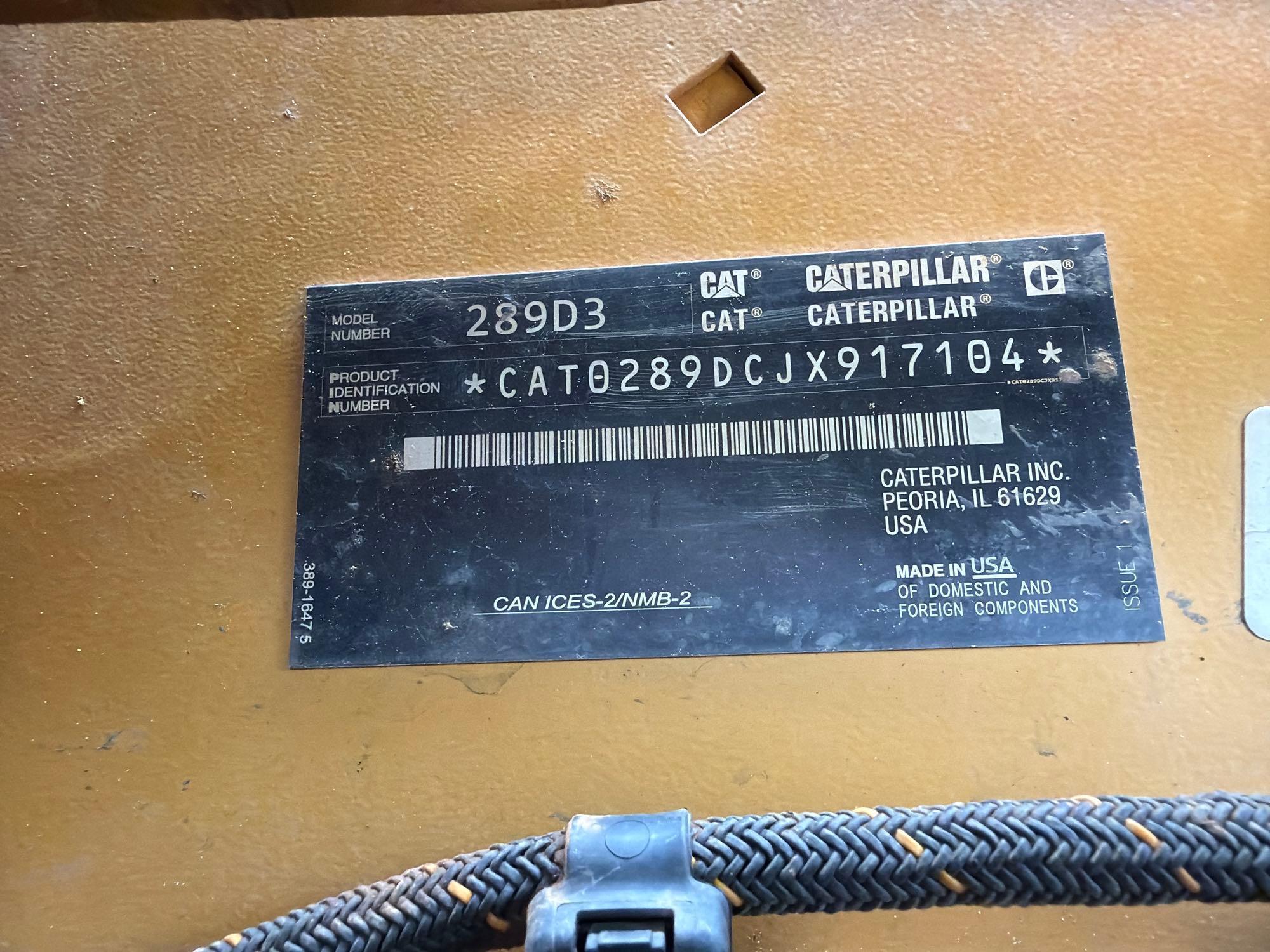 2023 Caterpillar 289D