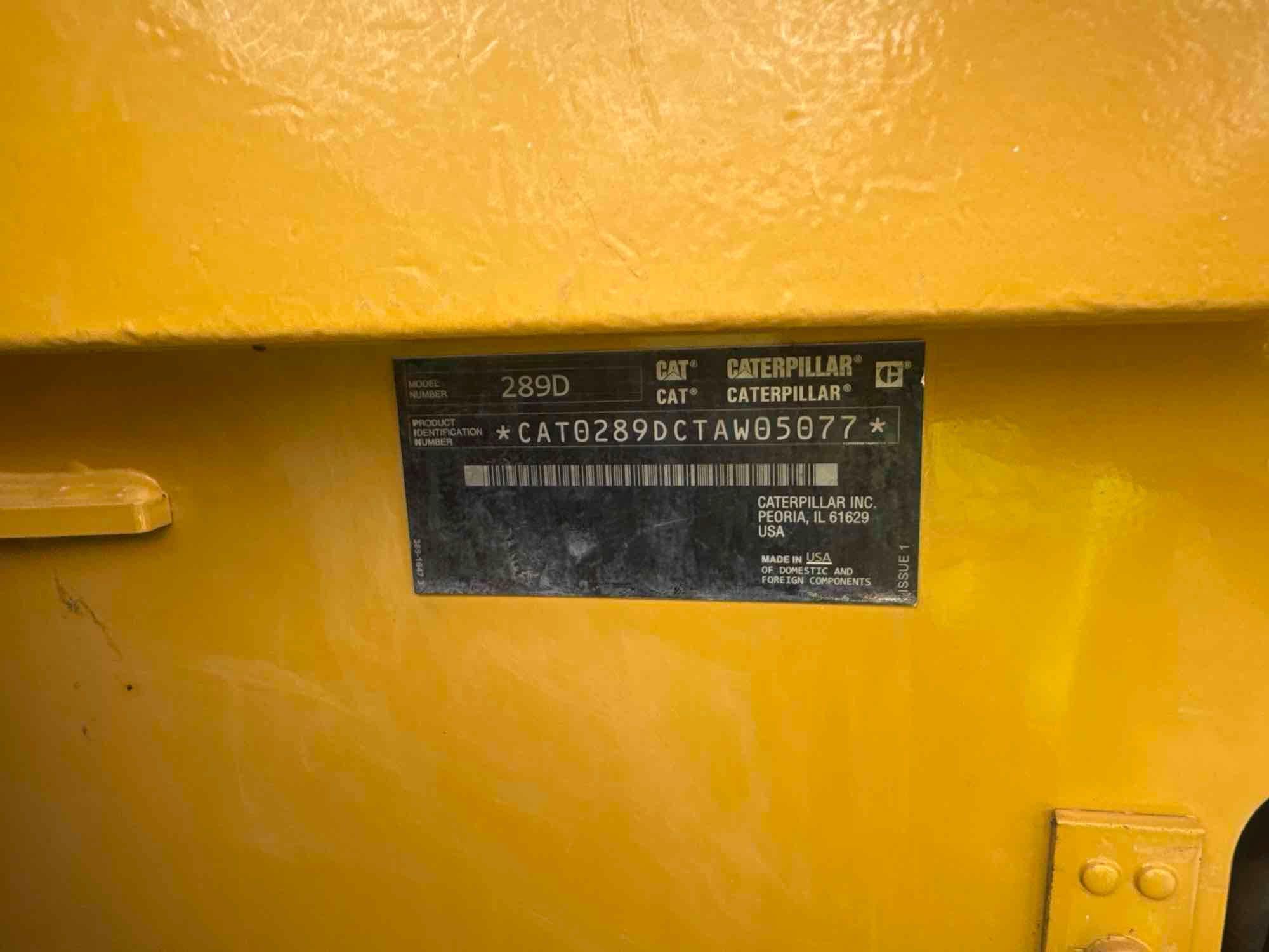 2017 Caterpillar 289D